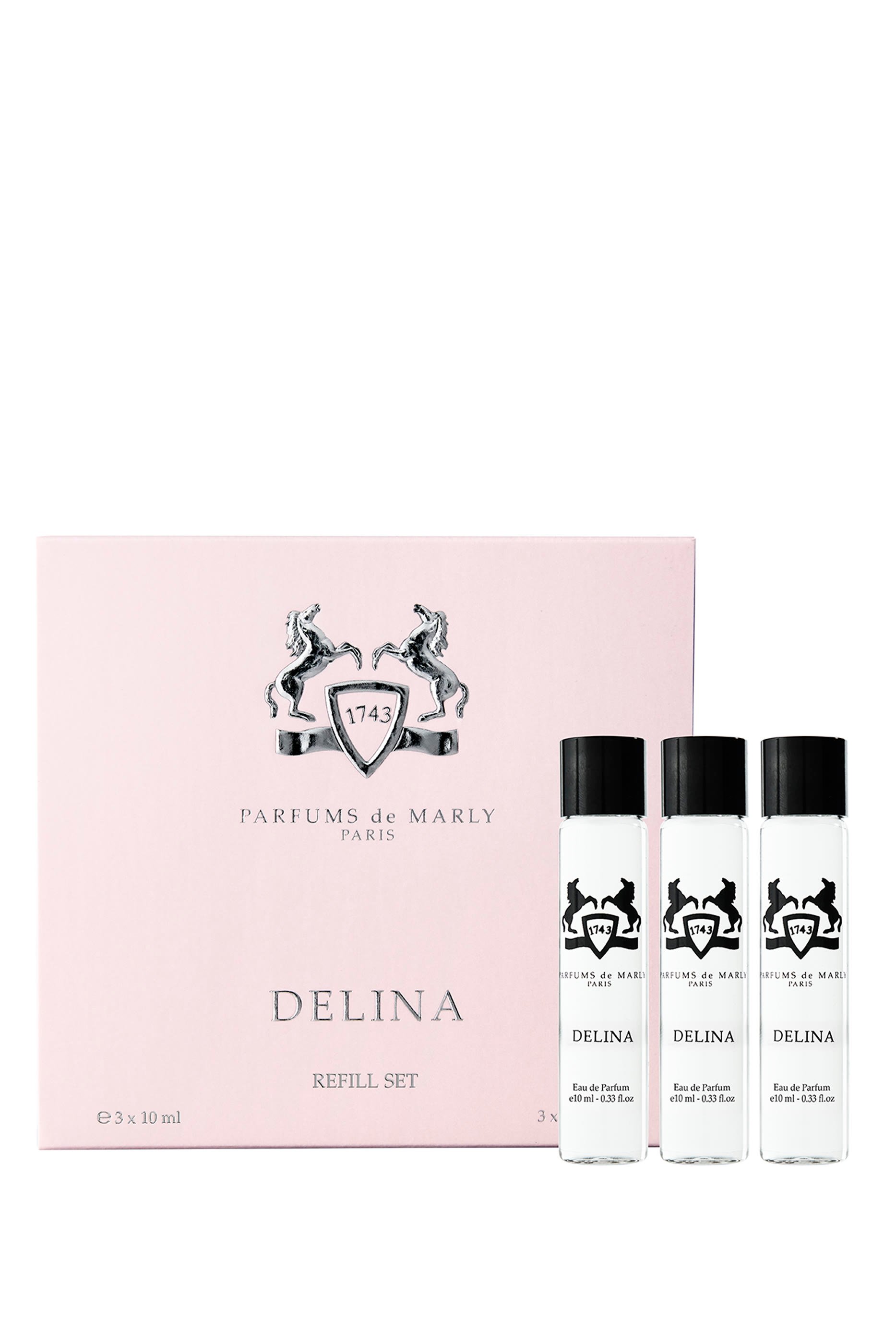 مجموعة عبوات إعادة ملء عطر ديلينا، 3 &times; 10 ملل