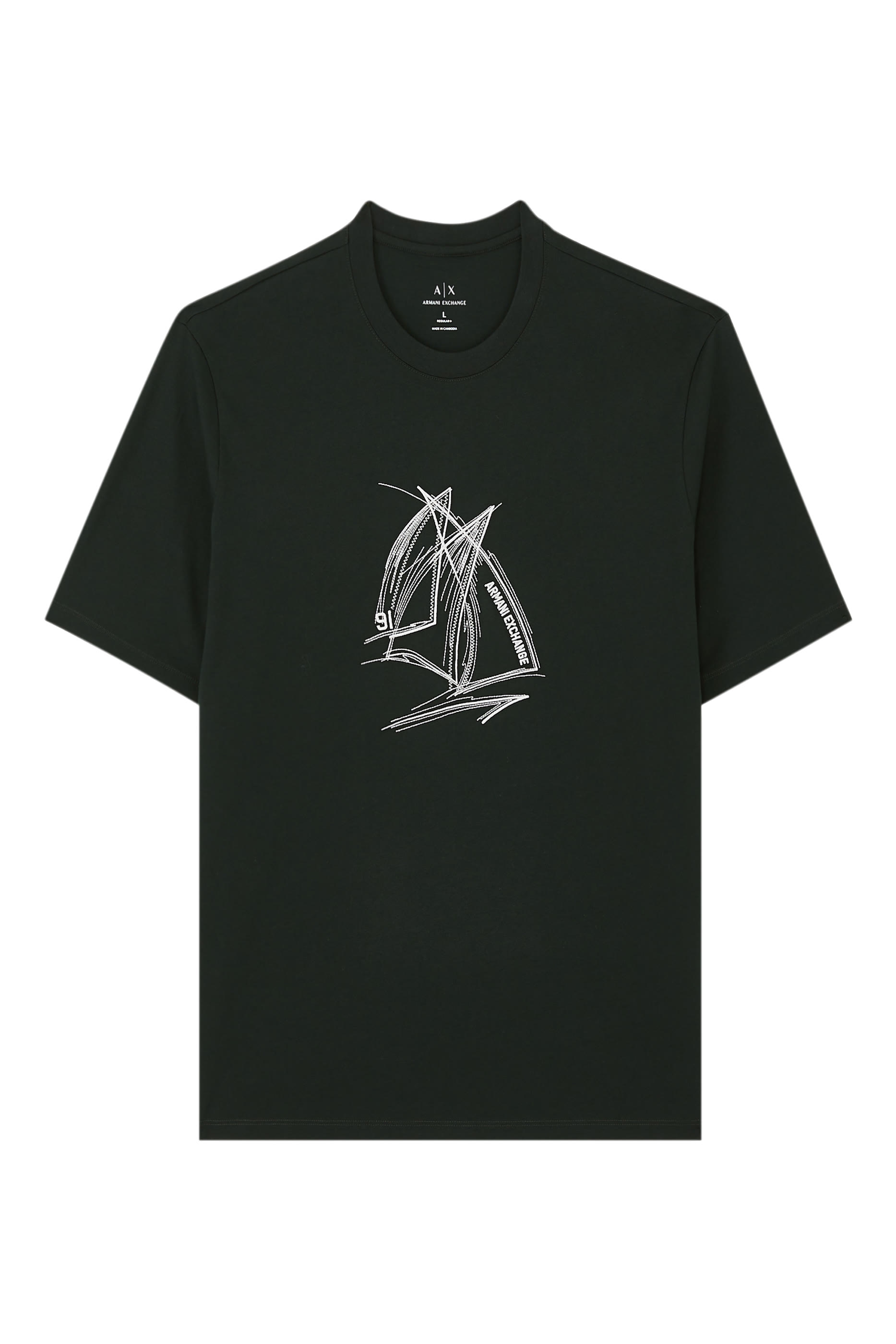 تيشيرت بأكمام قصيرة