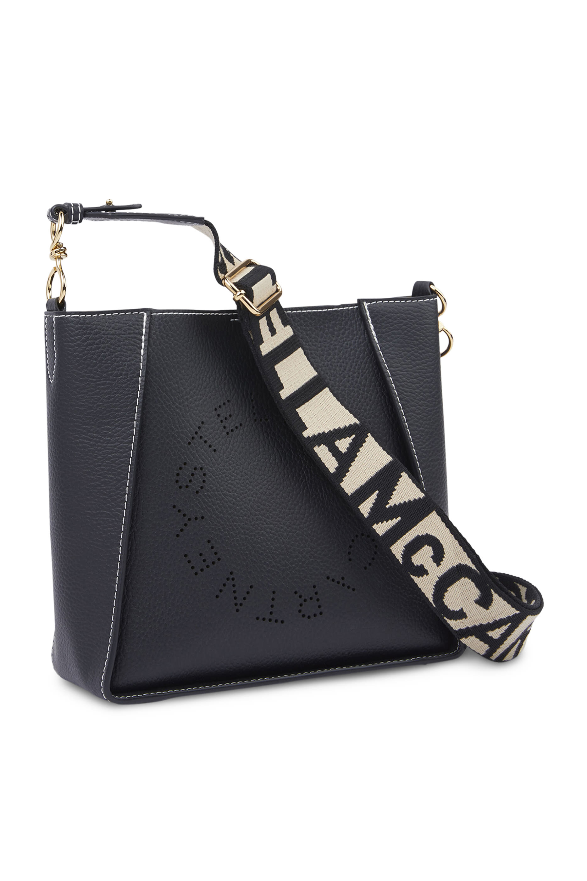 حقيبة كتف جلد صناعي غير لامع بارز الملمس