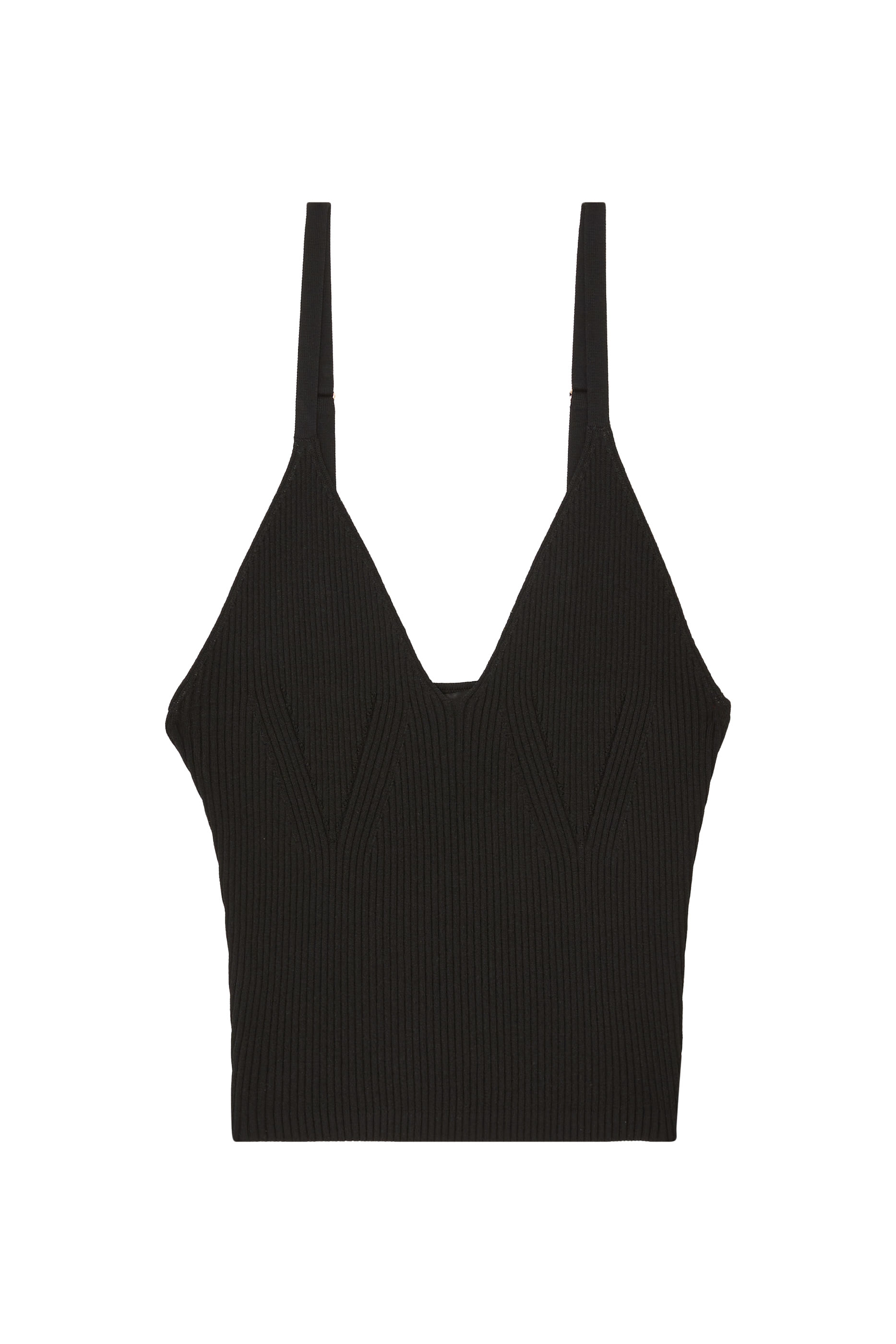 بلوزة منسوجة بلا أكمام بياقة V من تشكيلة الملابس شبه الرسمية