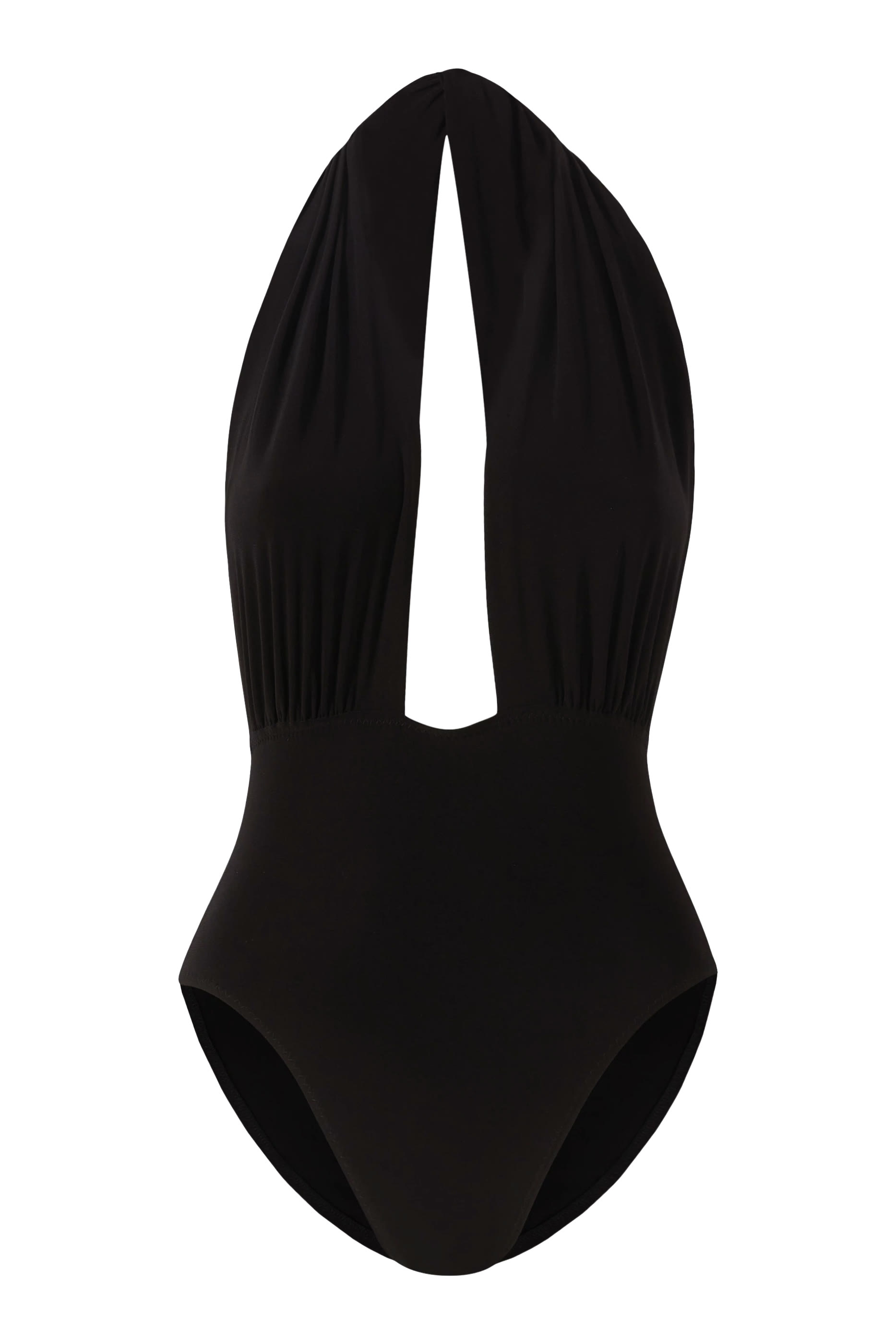 لباس سباحة قطعة واحدة برباط حول الرقبة وظهر مكشوف