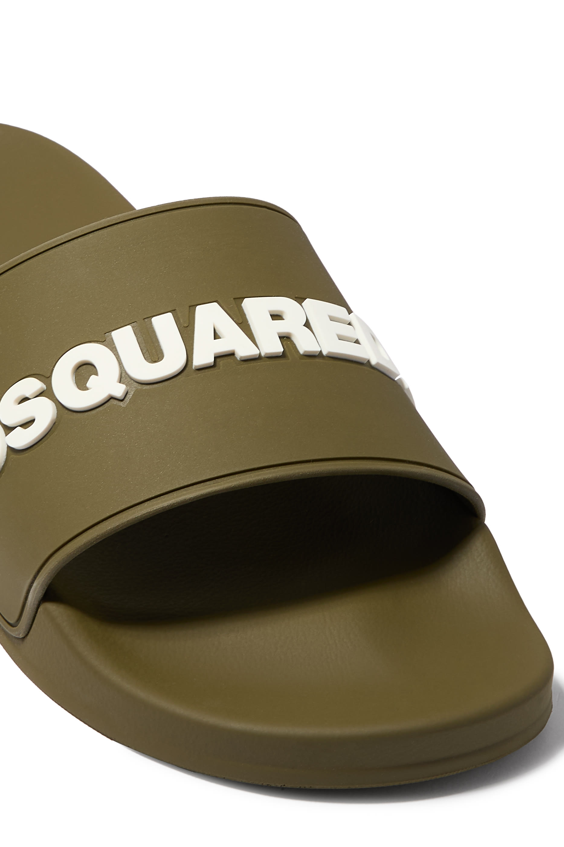 حذاء مفتوح بشعار الماركة بمقدمة مفتوحة