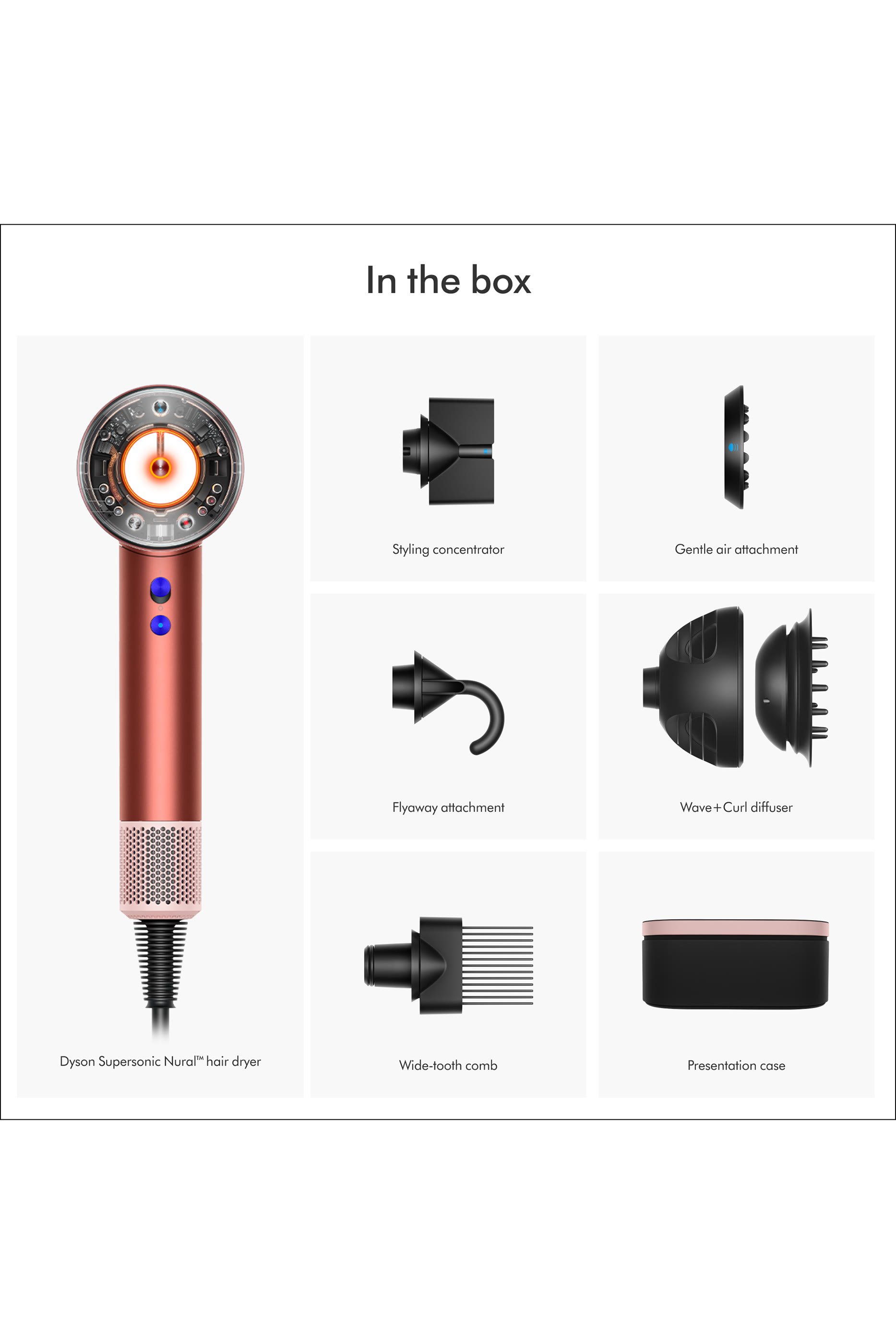 مجفف شعر سوبر سونيك نورال لون ستروبيري برونز/بلشد بينك