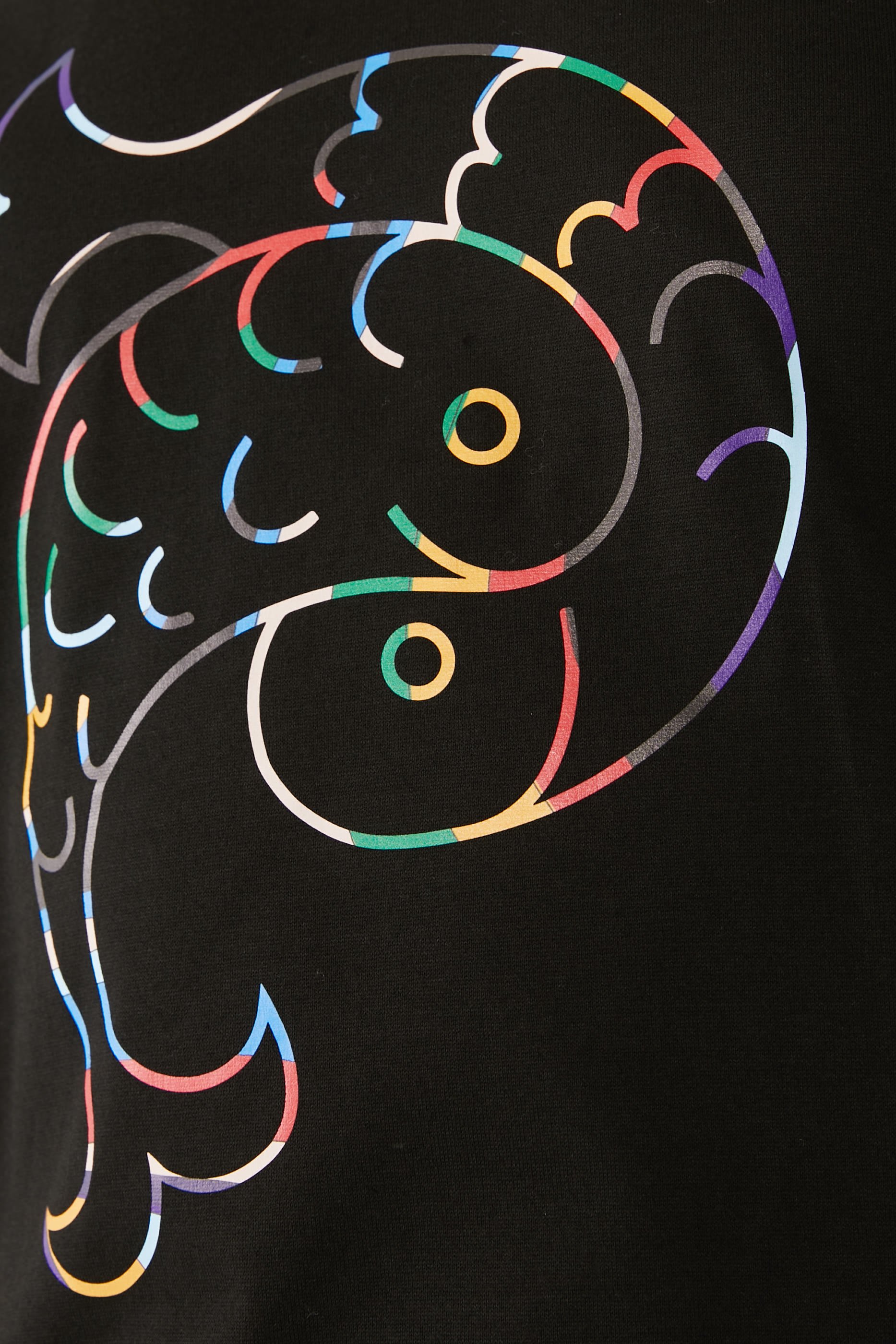 تيشيرت بطبعة شعار الماركة قطن