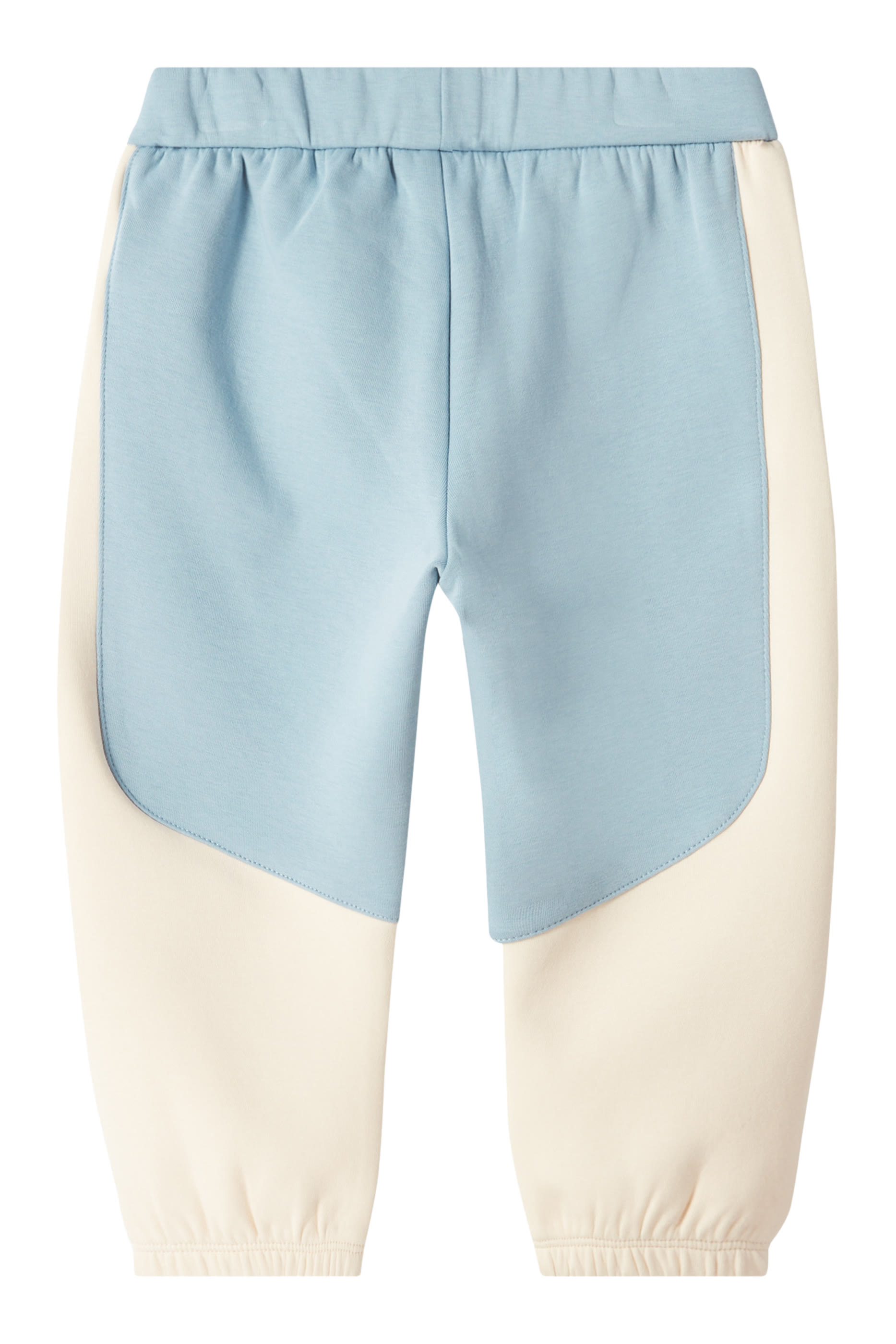 بنطال رياضي مقسم بألوان مزيج قطن للأطفال