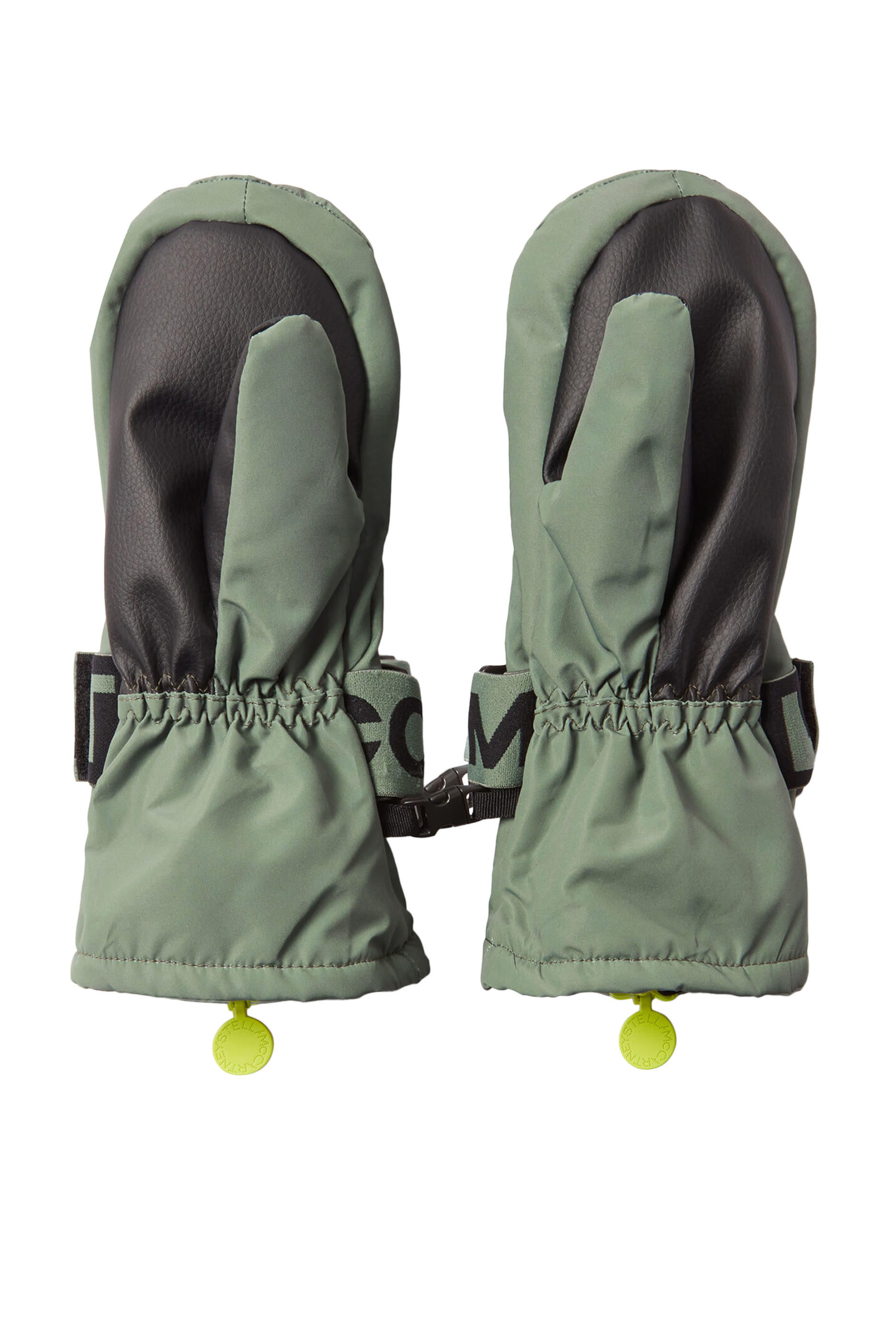 قفازات للثلج بشريط شعار الماركة للأطفال