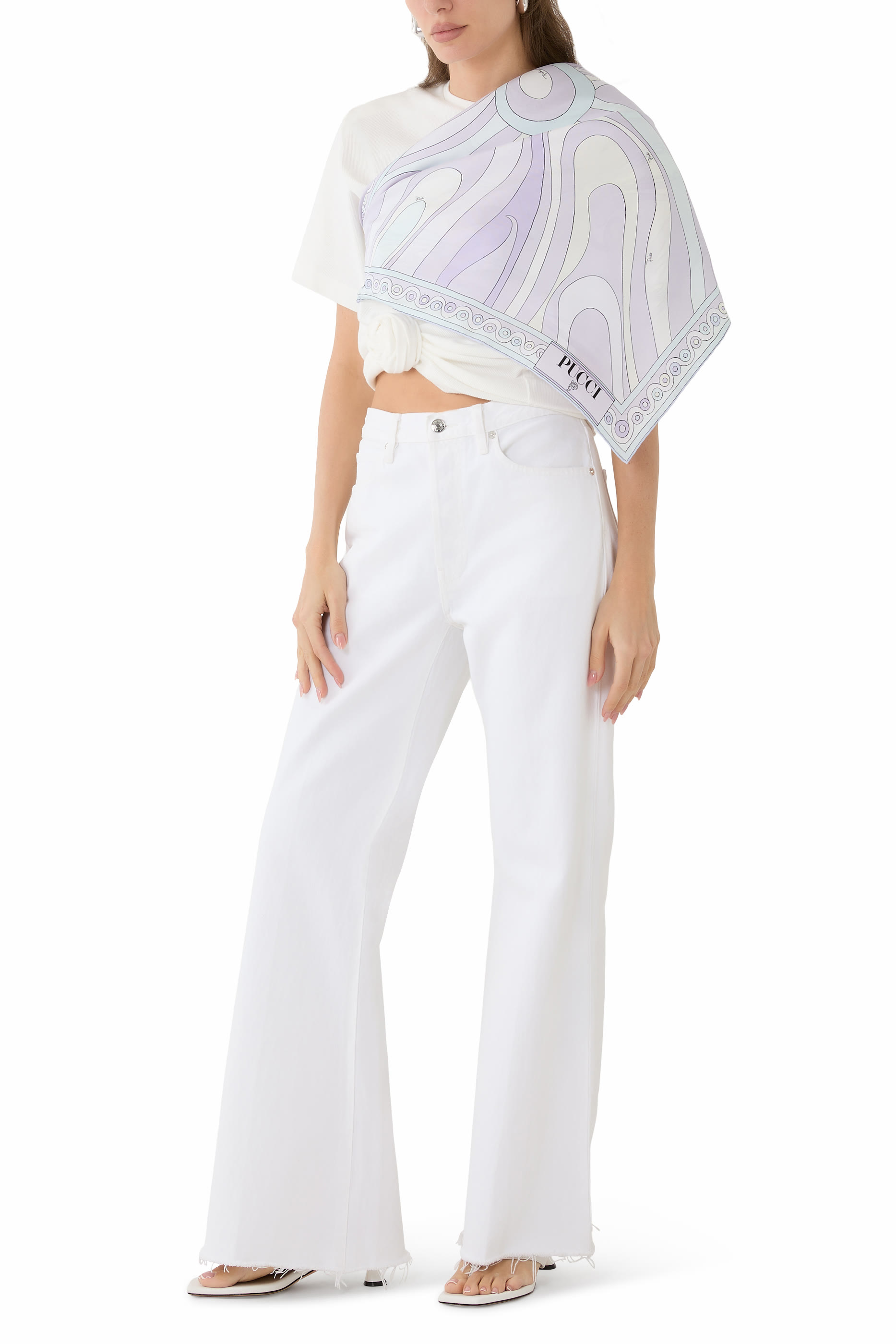 وشاح حرير تويل