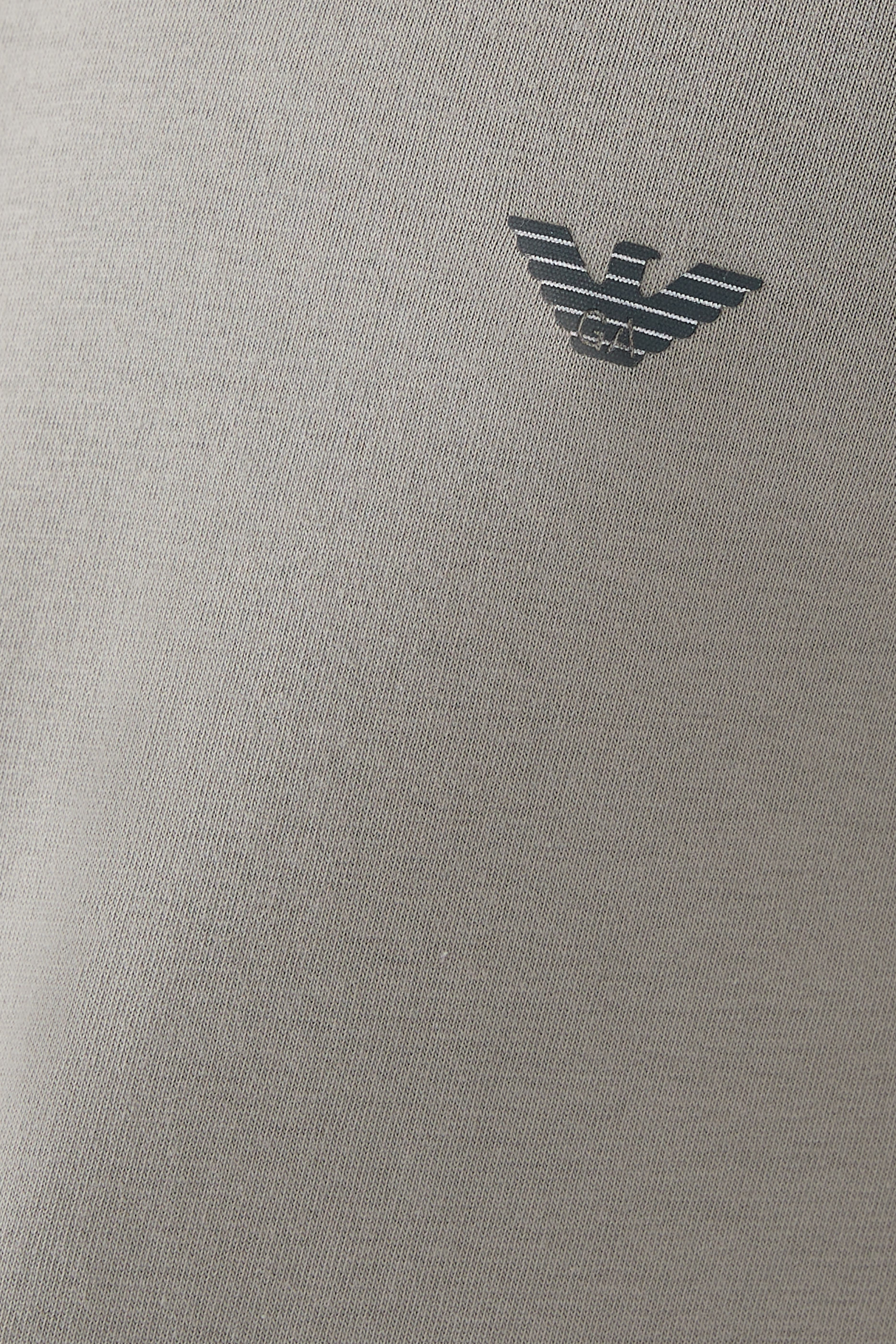 طقم تيشيرت منسوج بشعار الماركة قطعتين