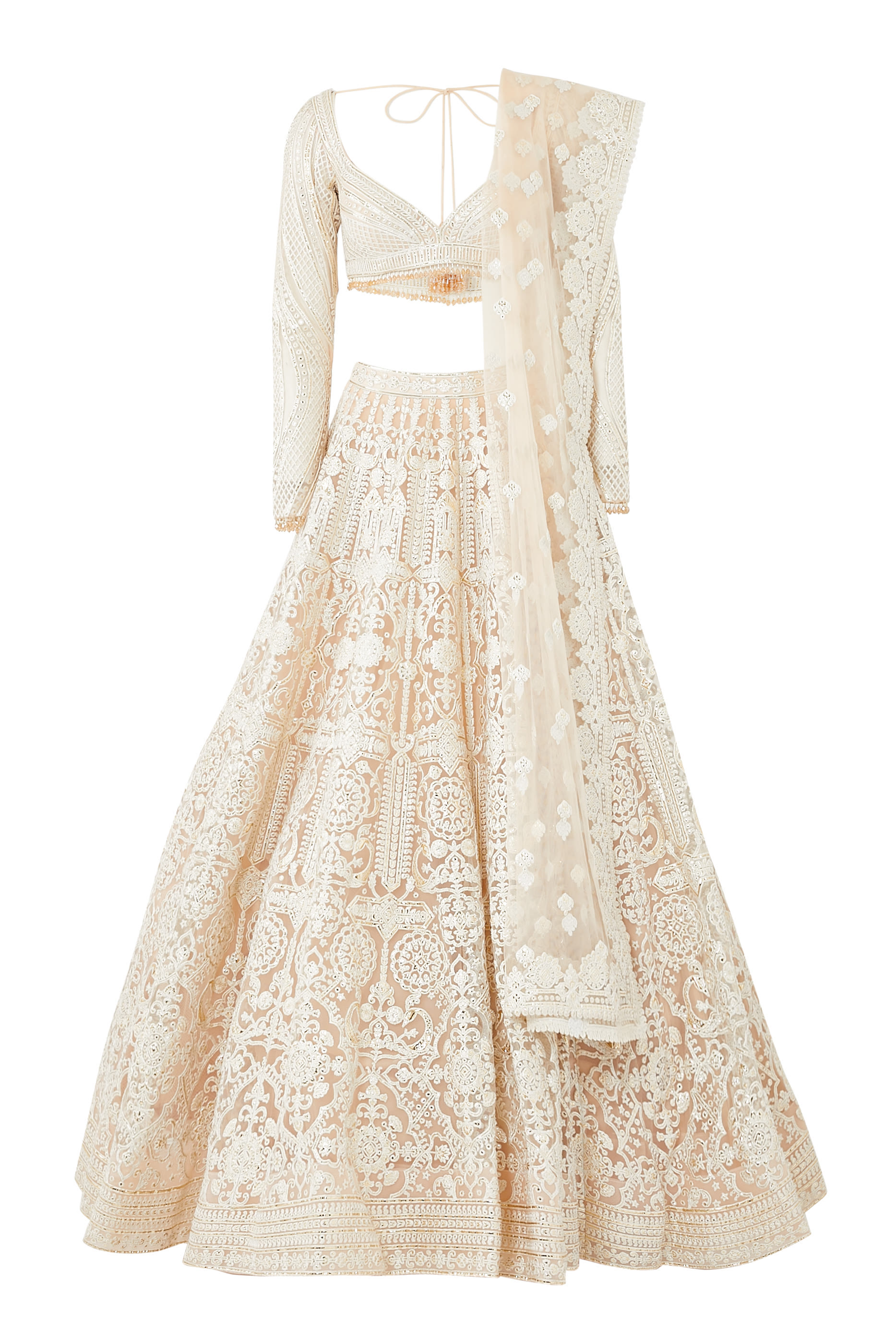 طقم ليهينغا مطرز