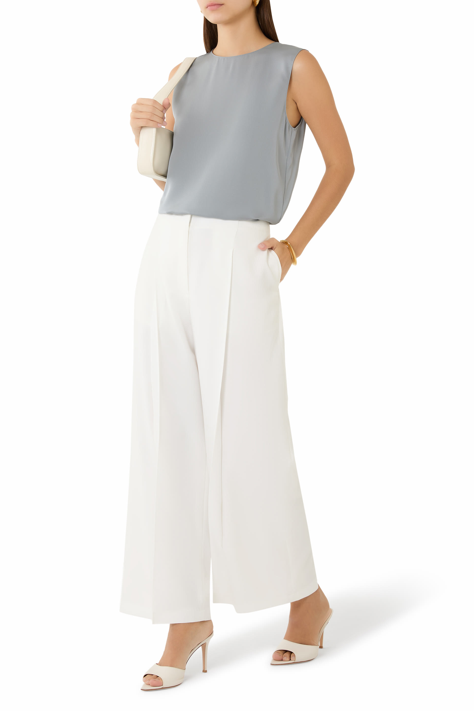 بلوزة شيل حرير جورجيت