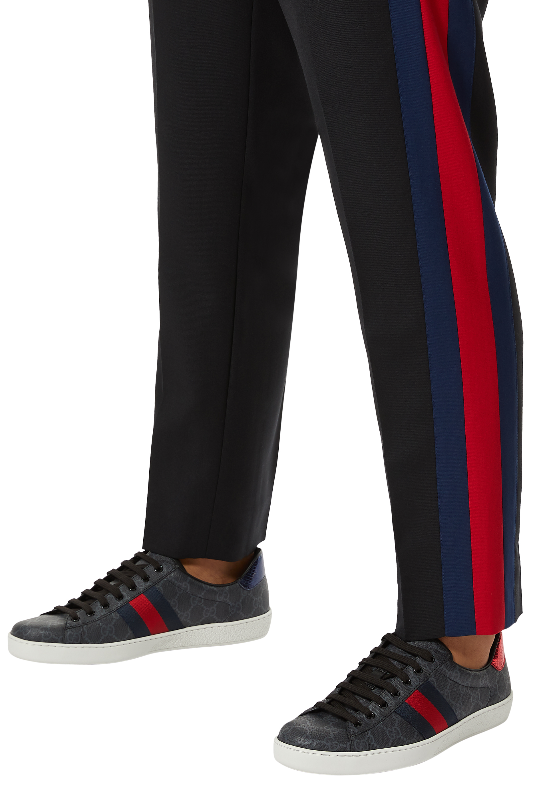 سنيكرز آيس قماش قنب سوبريم بنقشة حرفي شعار الماركة