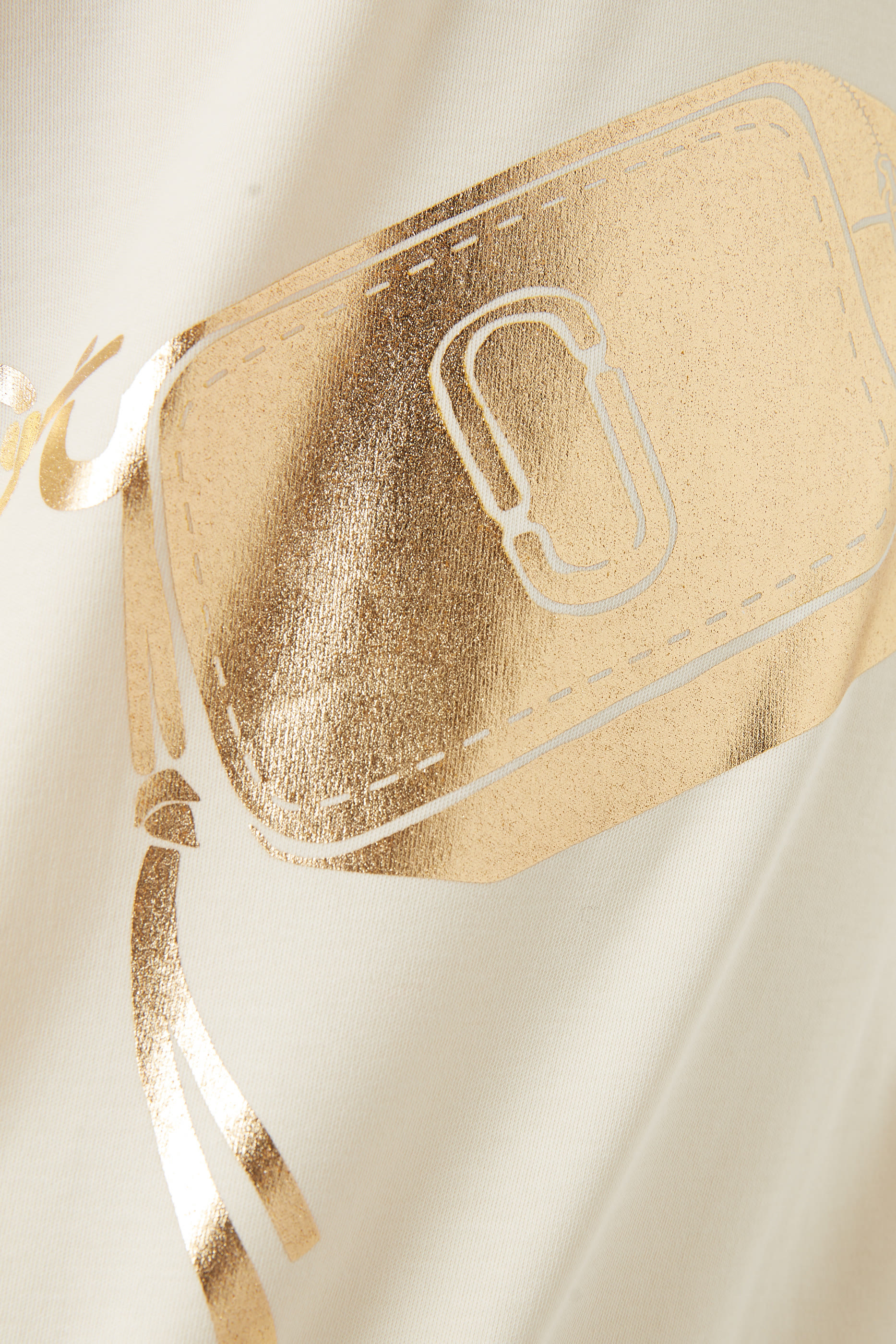 فستان بطبعة غرافيك قطن للأطفال