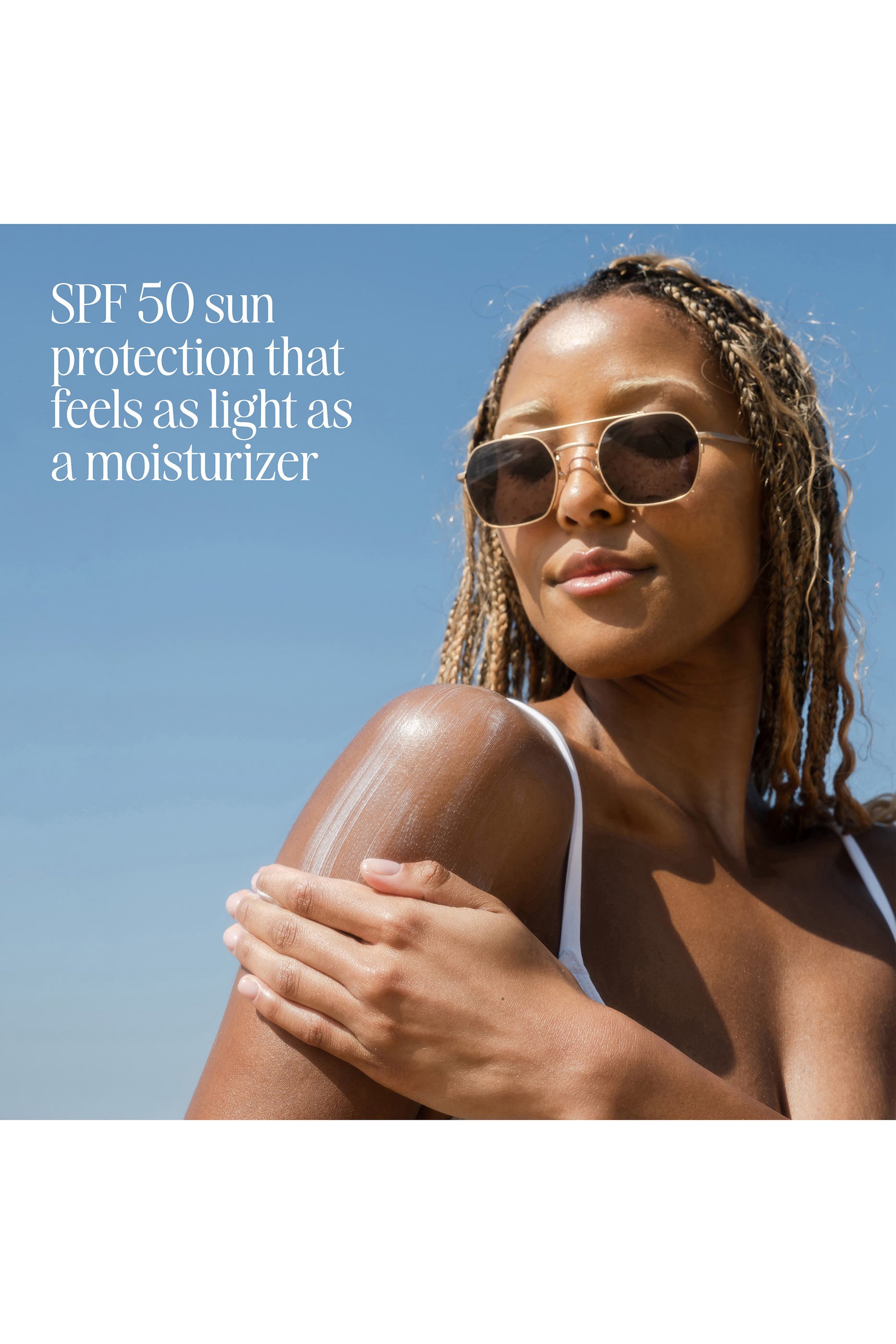 لوشن كلاسيك عضوي لحماية الجسم من الشمس غير معطر SPF50