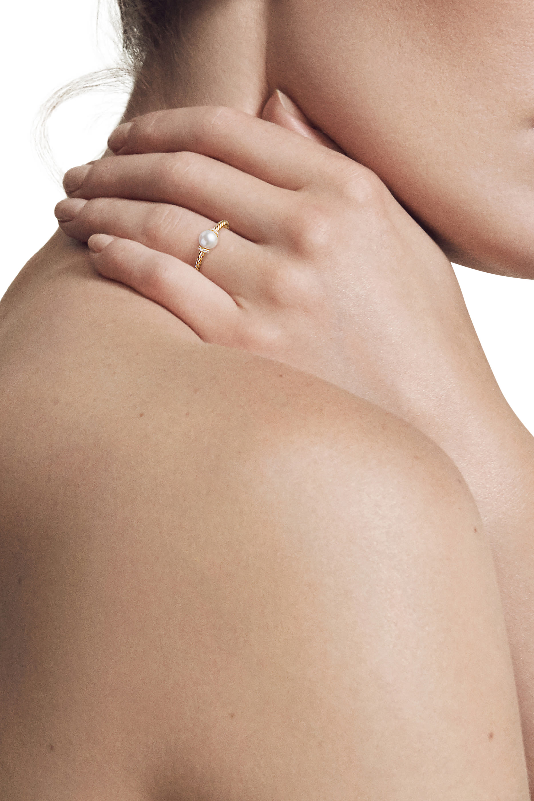 خاتم سولاري ستيشن مزين بلؤلؤ