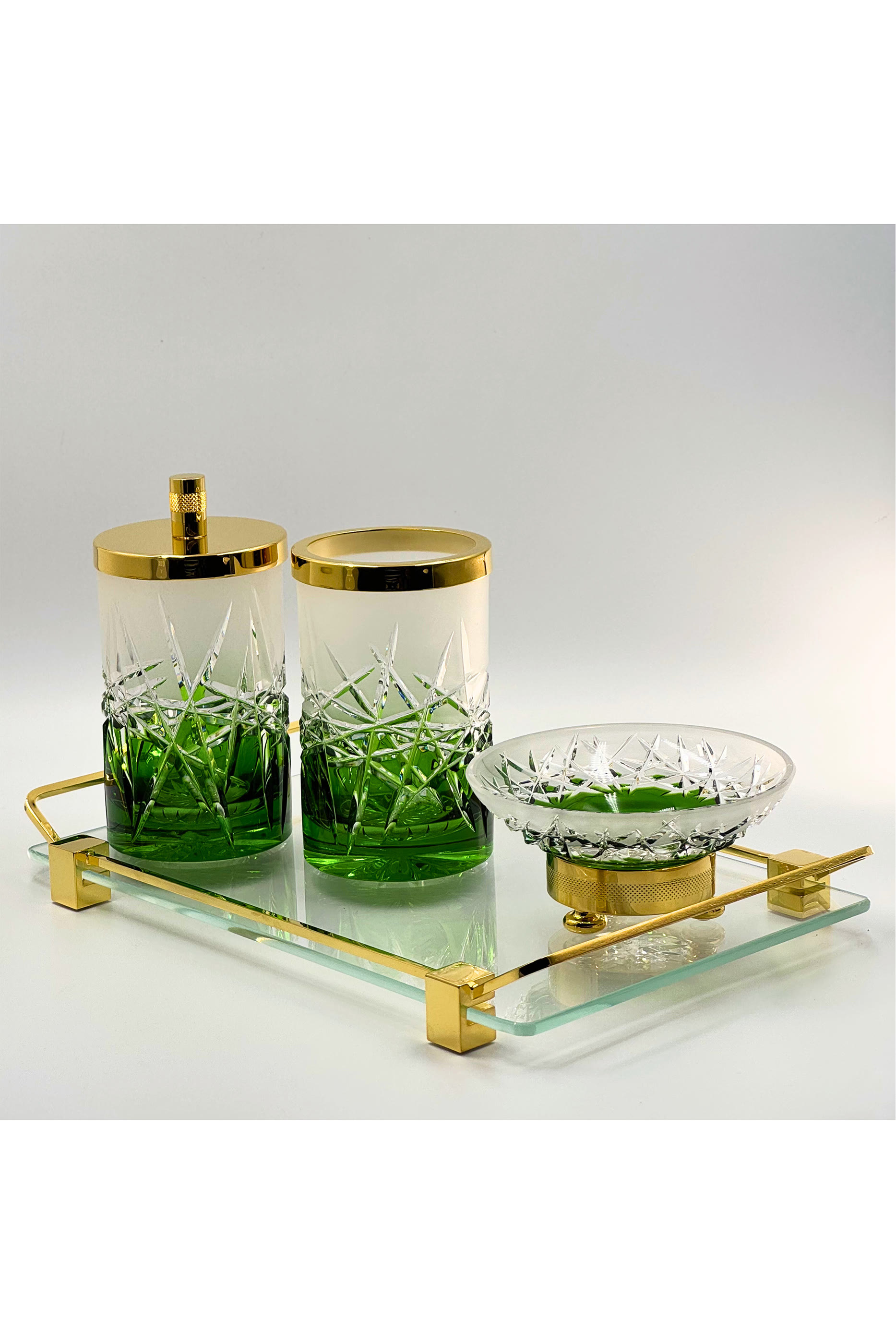 حامل فرشاة أسنان آيفي أخضر