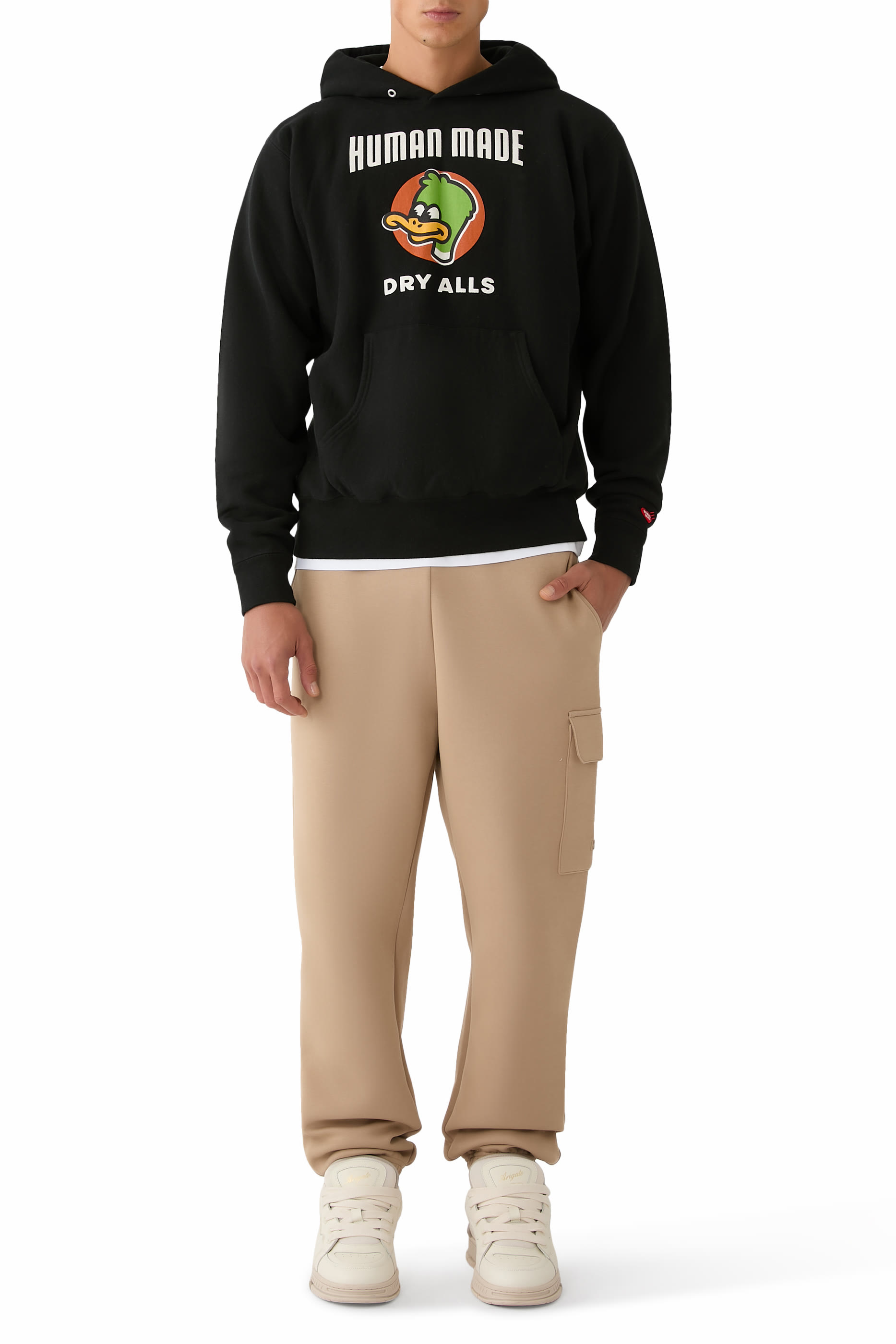 هودي بطبعة بطة غرافيكية