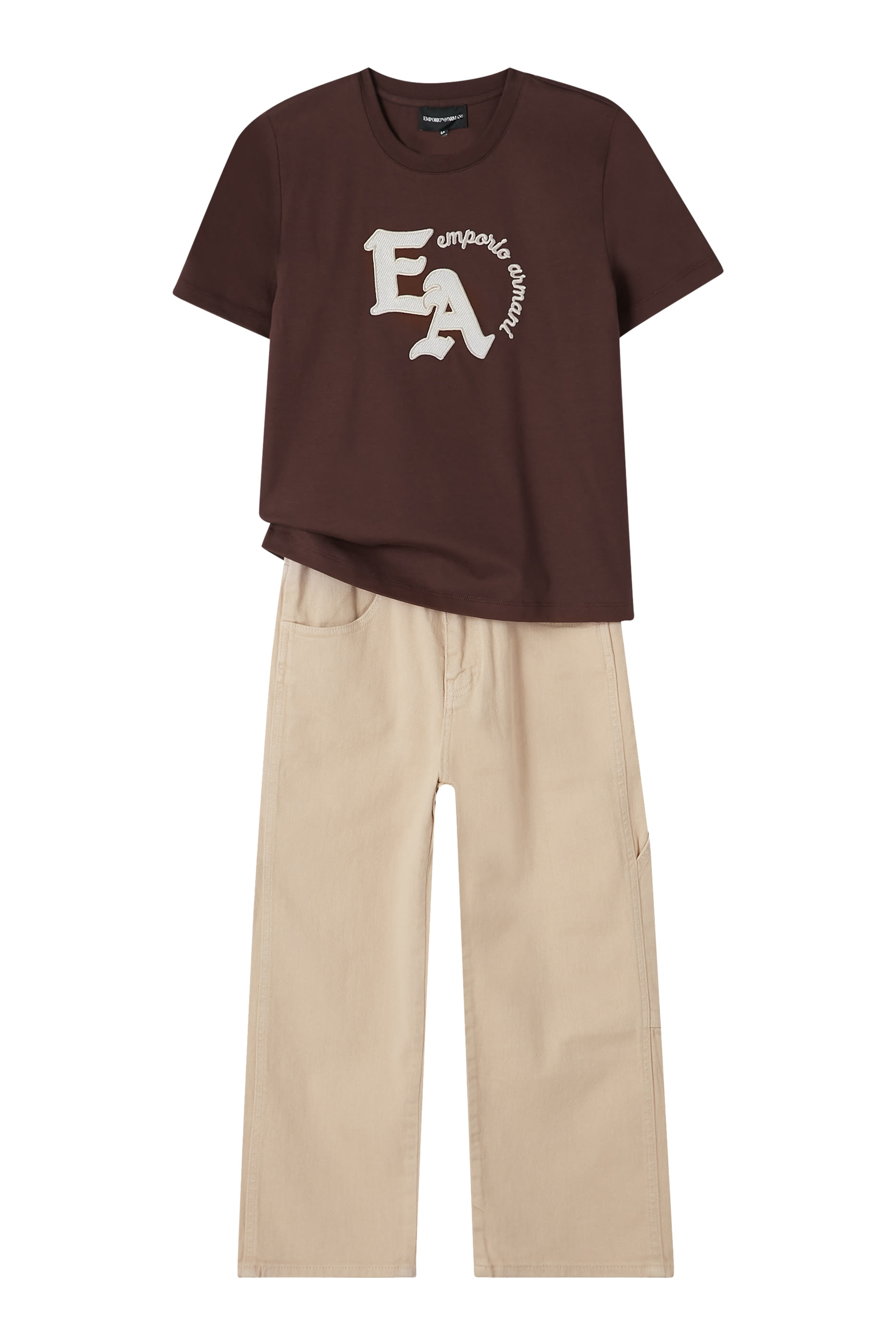 تيشيرت بشعار الماركة غرافيك للأطفال