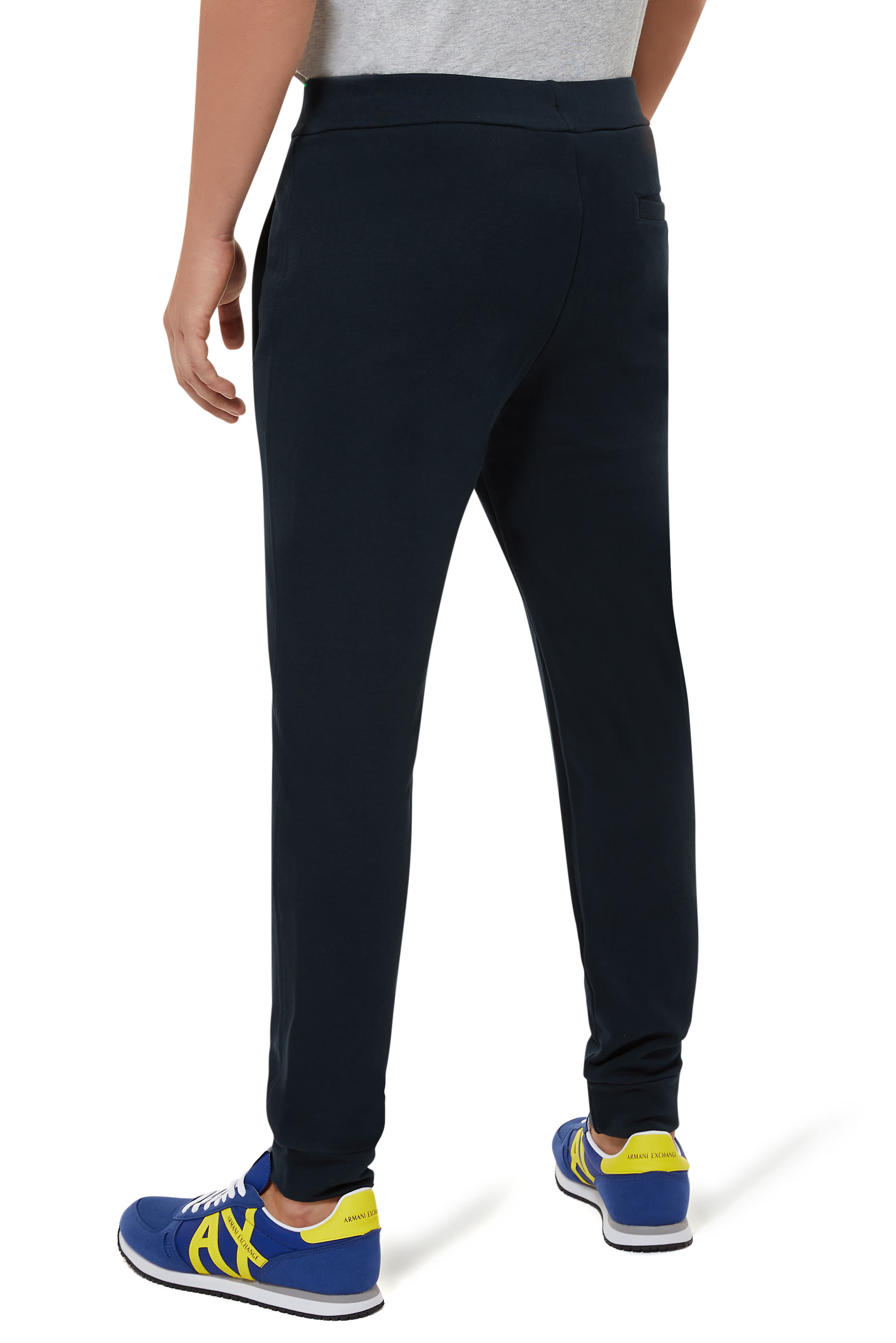 بنطال رياضي مطرز بشعار الماركة