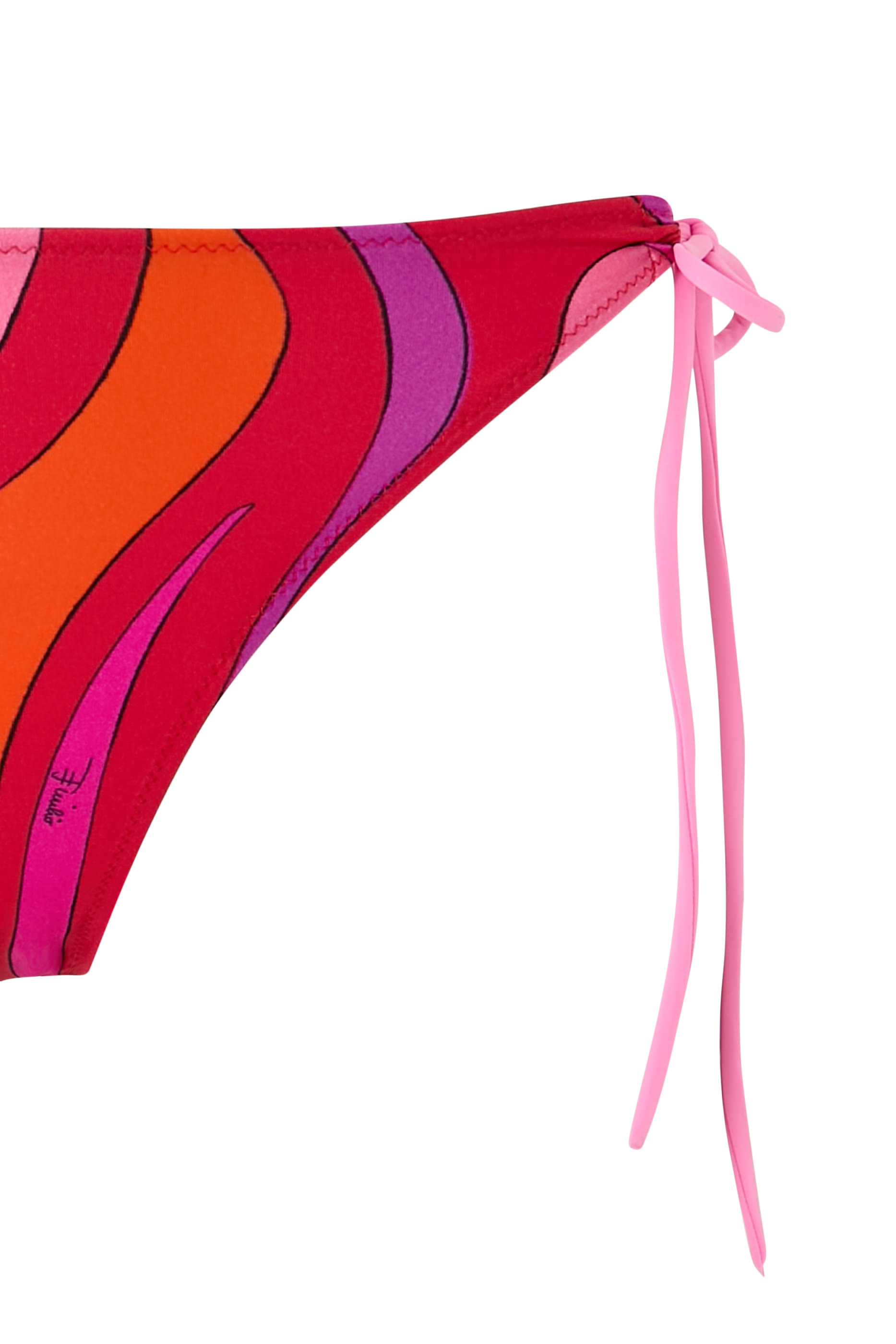 قطعة بيكيني سفلية بأربطة على الجوانب