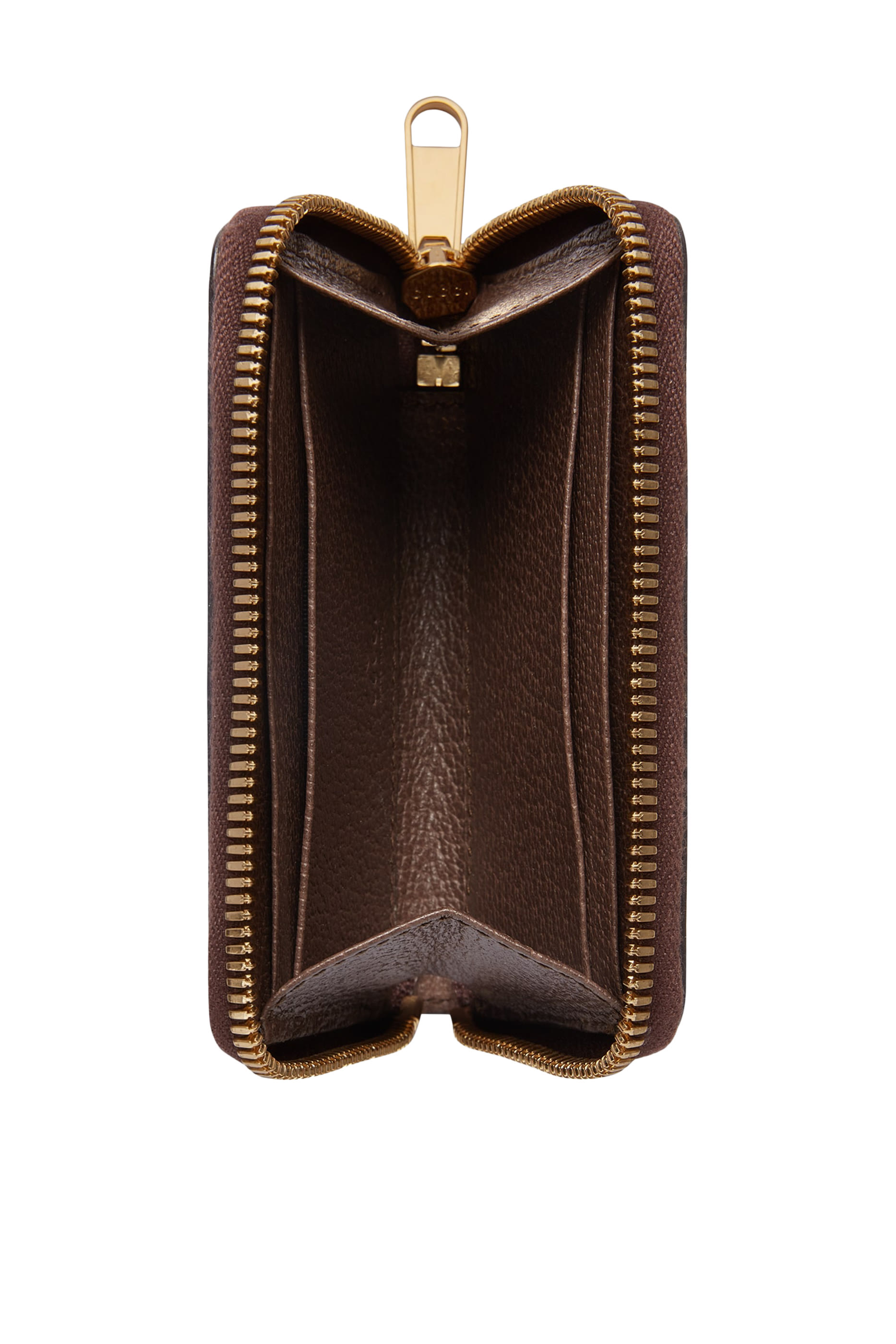 محفظة أوفيديا بتصميم حافظة بطاقات بنقشة حرفي شعار الماركة