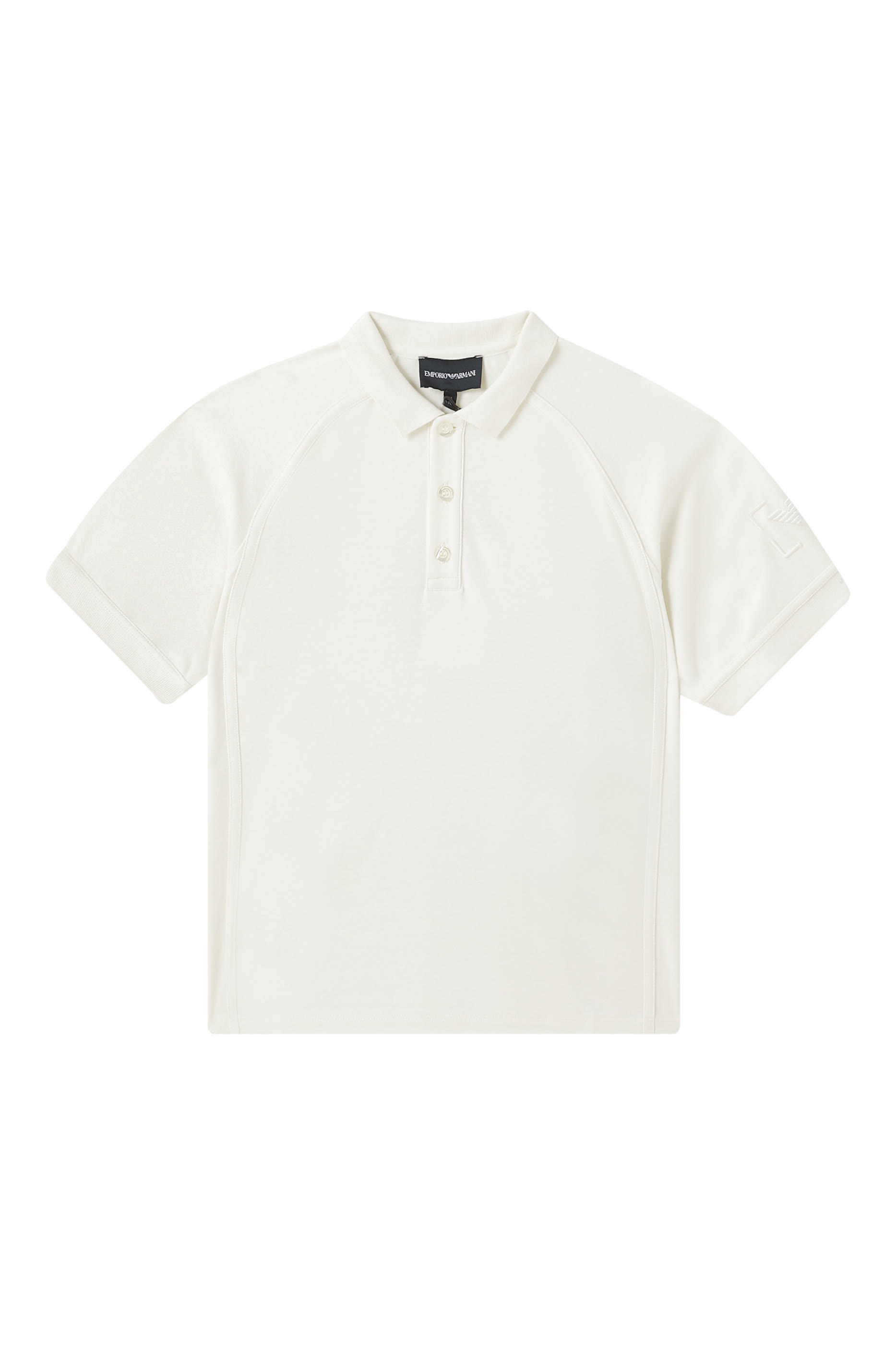 قميص بولو بشعار الماركة قطن جيرسيه للأطفال