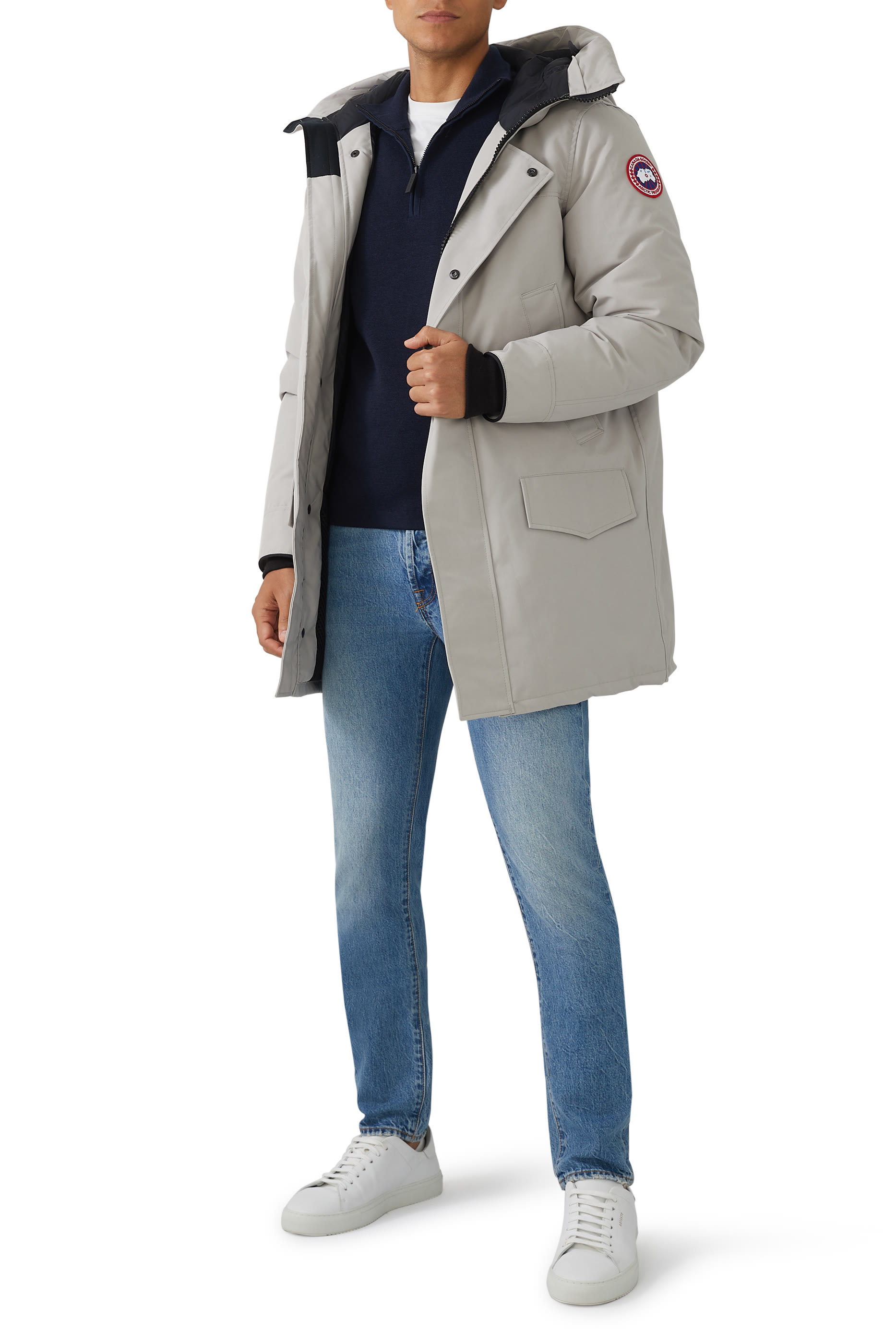 جاكيت باركا لانجفورد بغطاء رأس