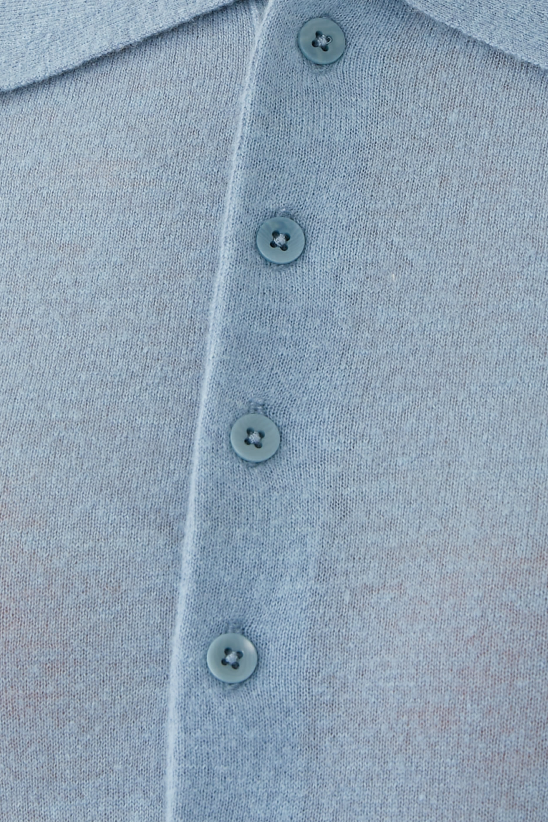 قميص بولو صوف مجعد