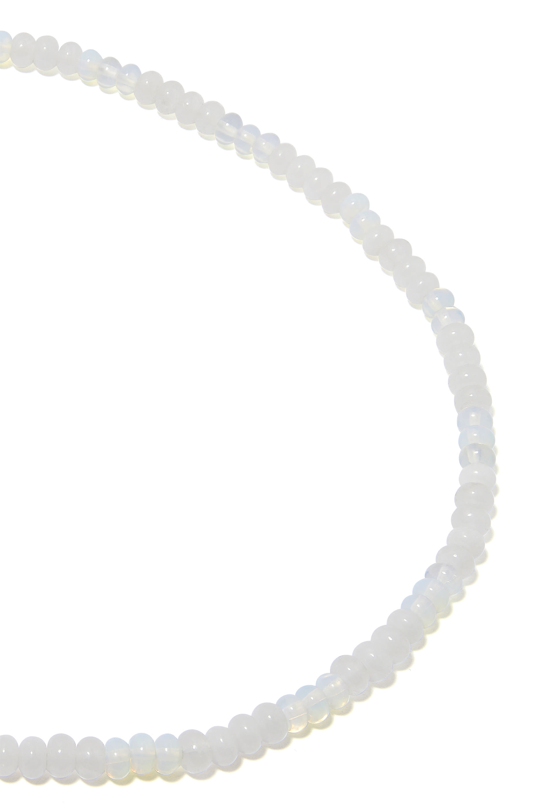 قلادة مرصعة بخرز أوبال ذهب أصفر عيار 18