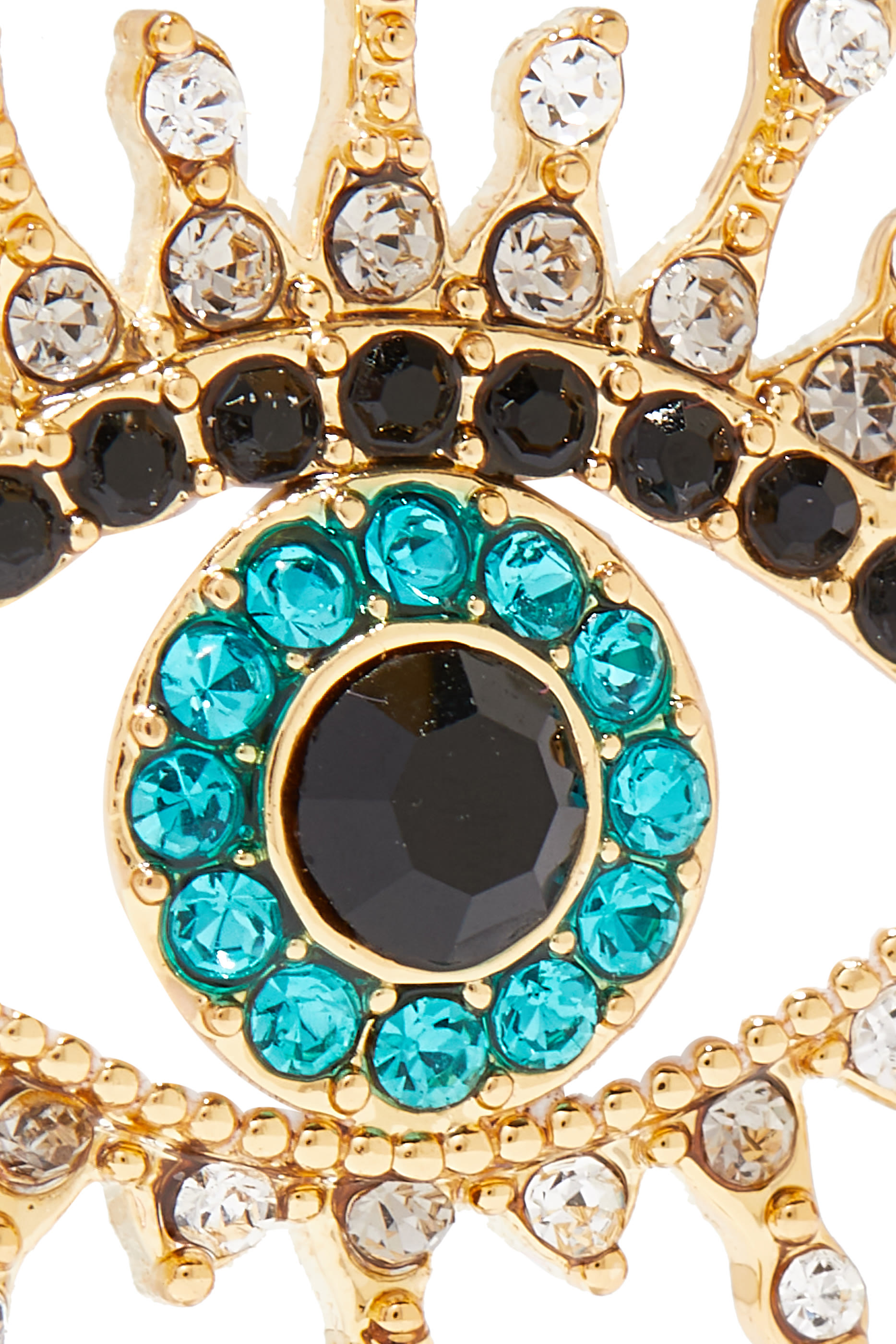 أقراط هاجي متدلية بتصميم عين