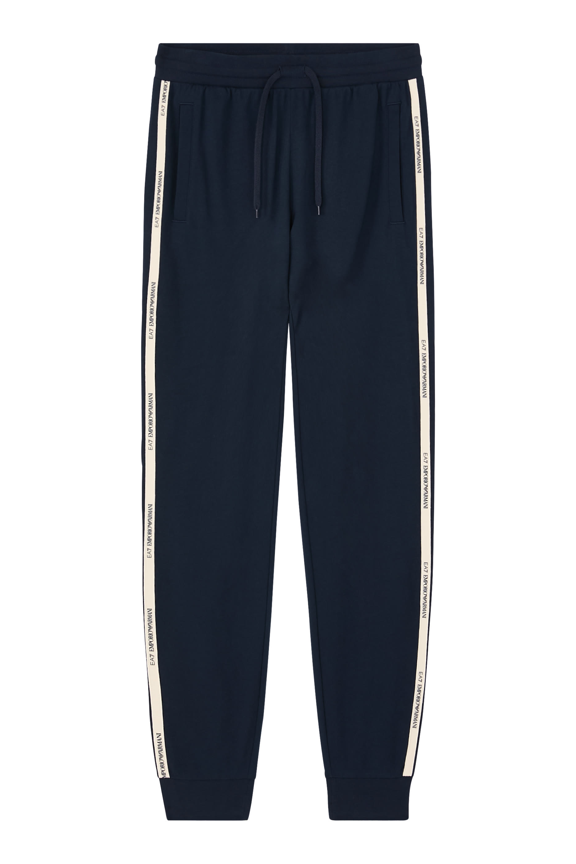 بنطال بشريط شعار الماركة