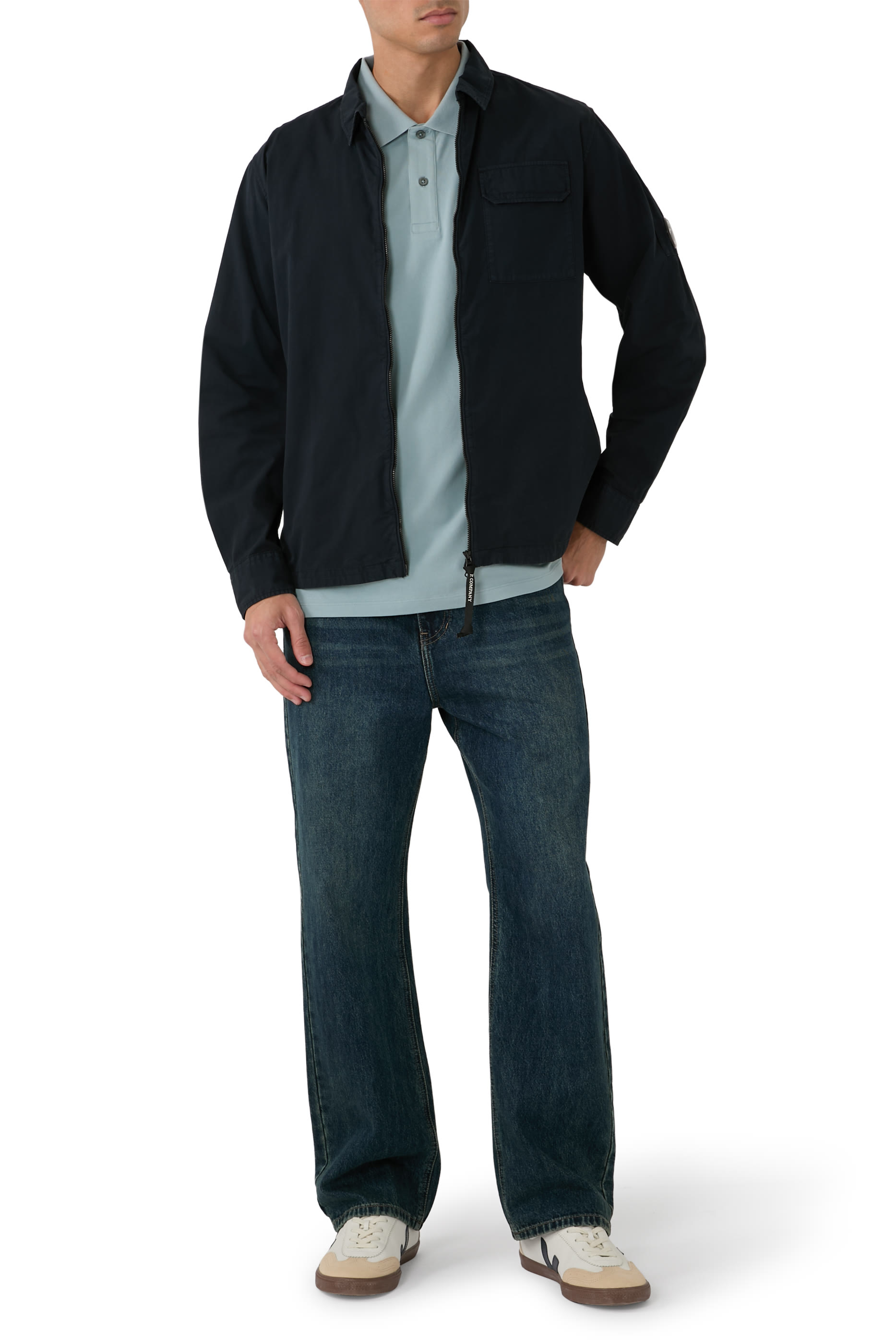 قميص بولو بأكمام قصيرة بيكيه مطاطي