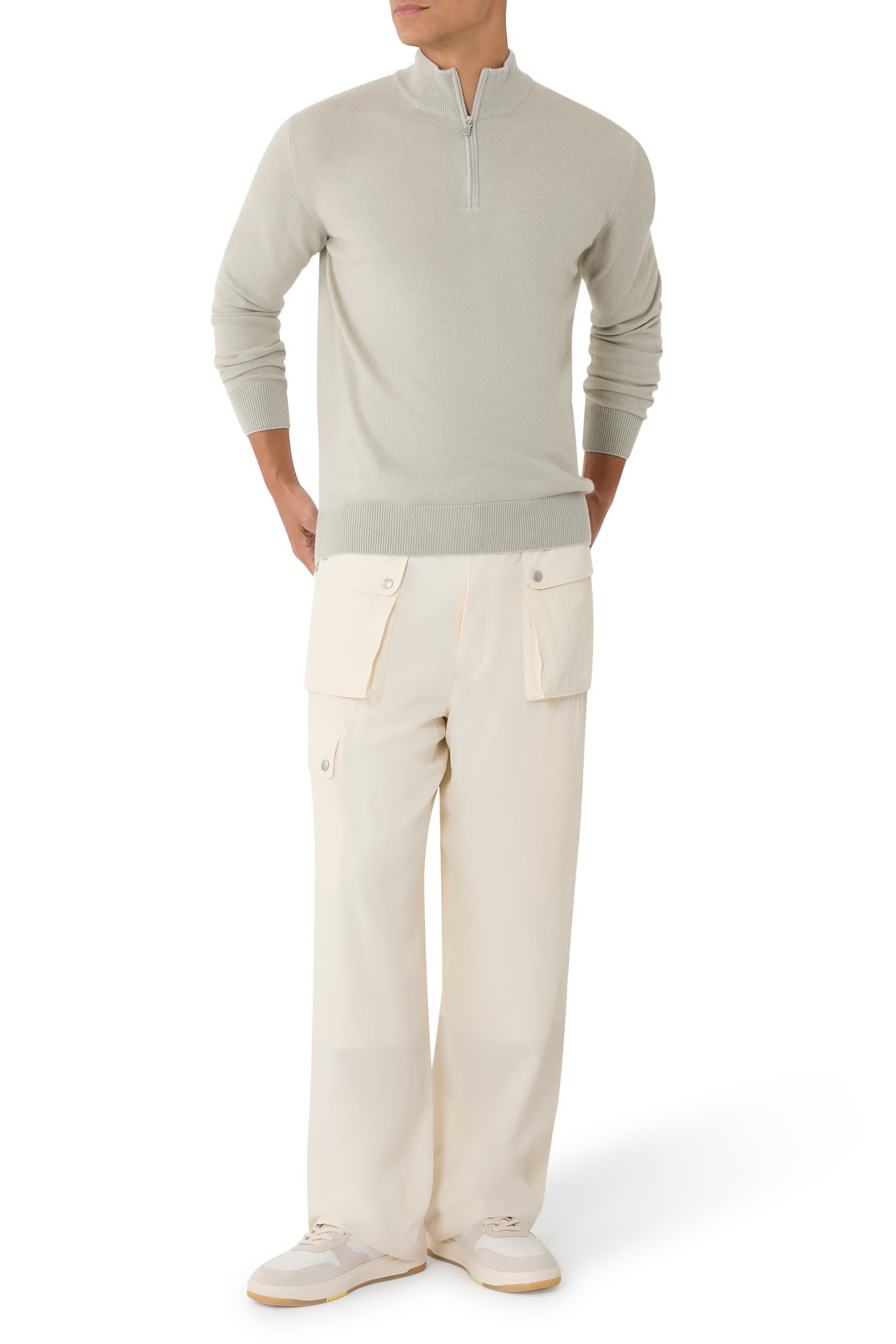 كنزة بنصف سحاب كشمير