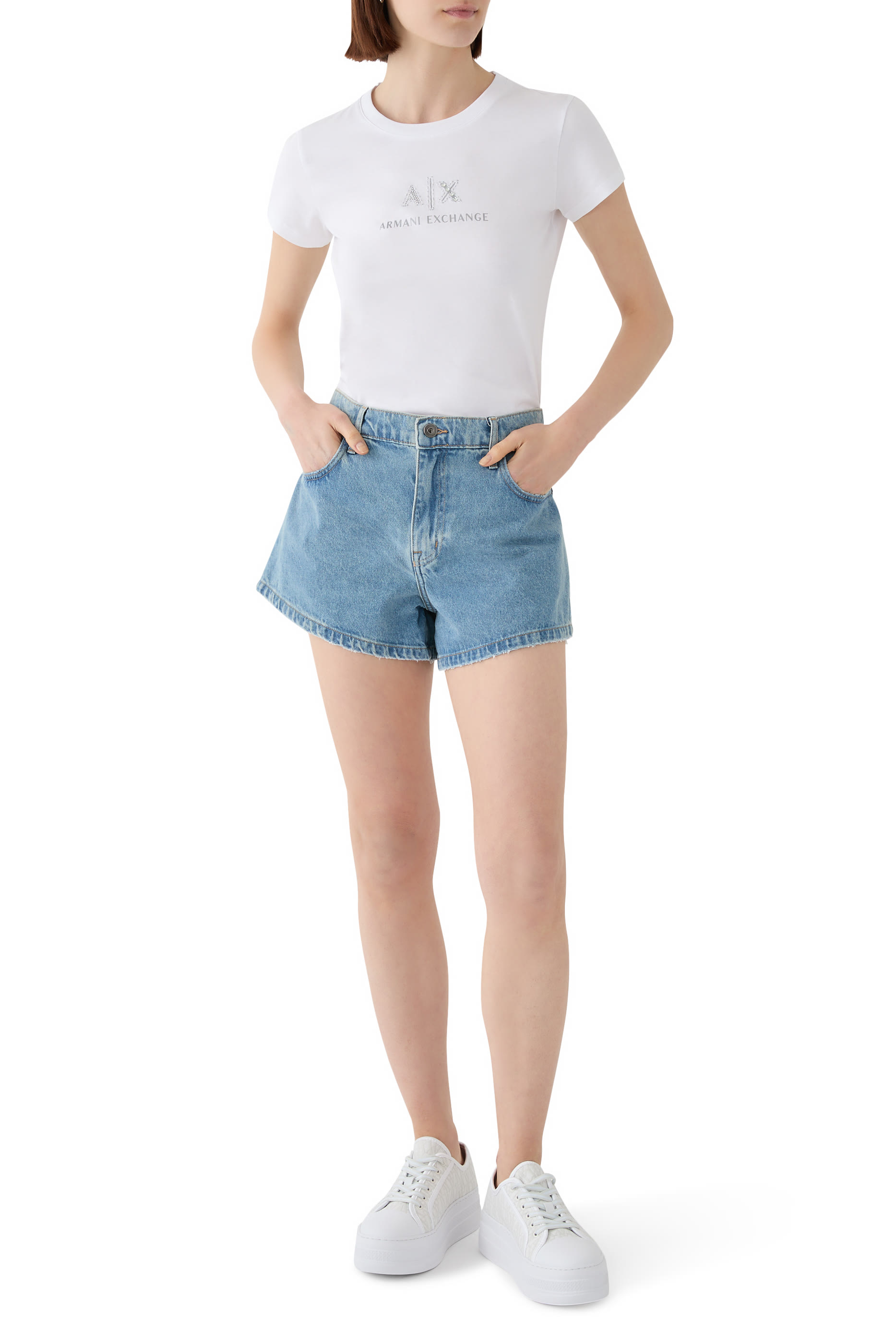 تيشيرت غريد بشعار الماركة جيرسيه