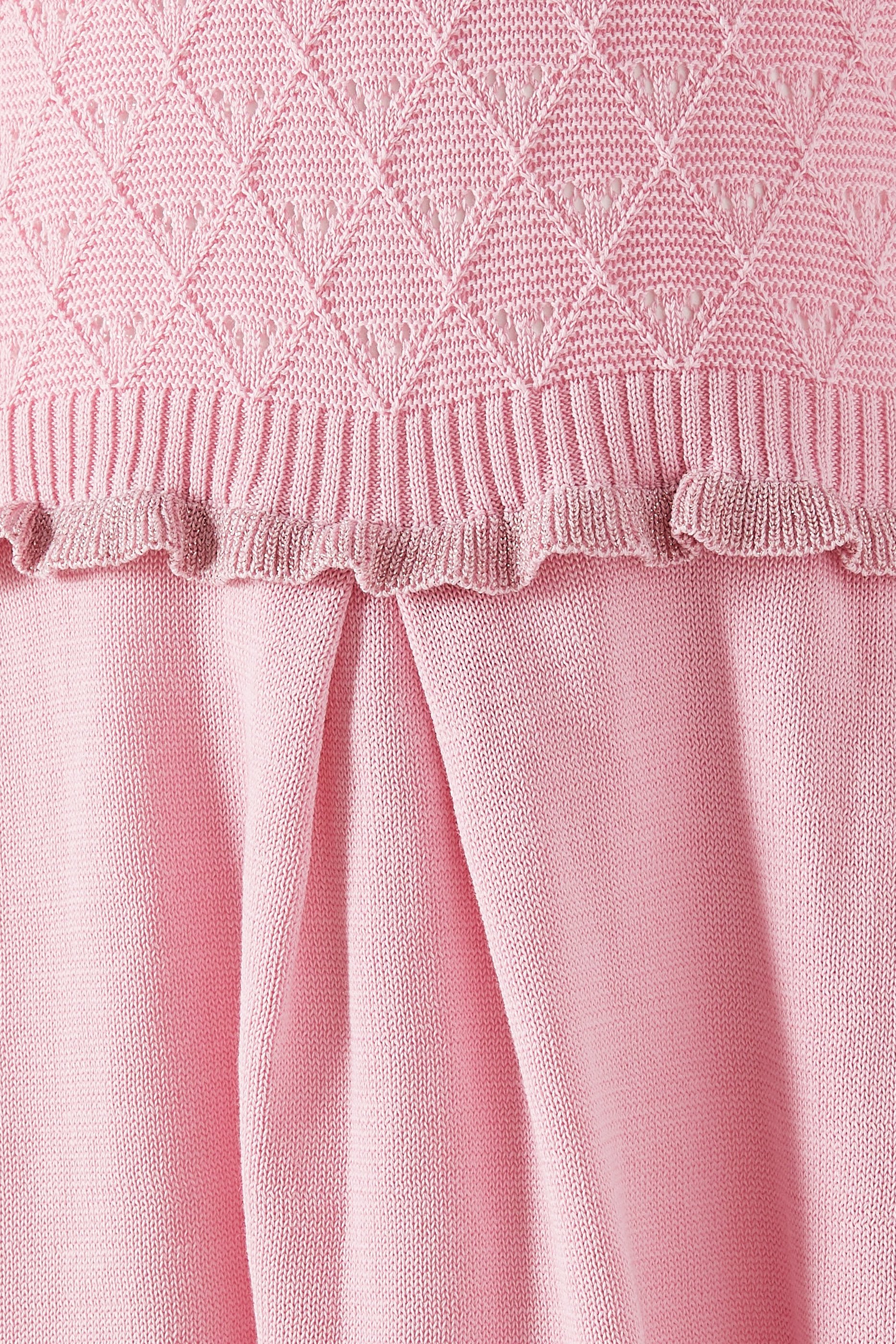 فستان منسوج بكشكشة لوريكس للأطفال