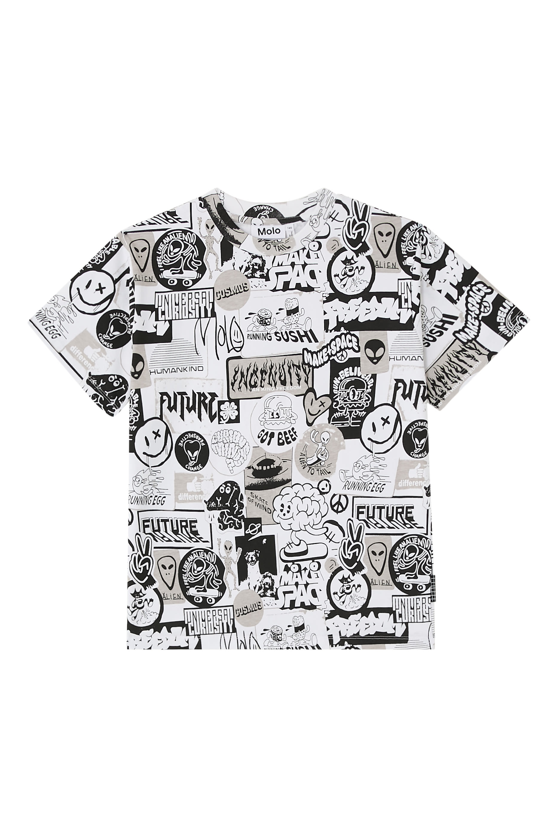 تيشيرت بنقشة كرتون رودني للأطفال