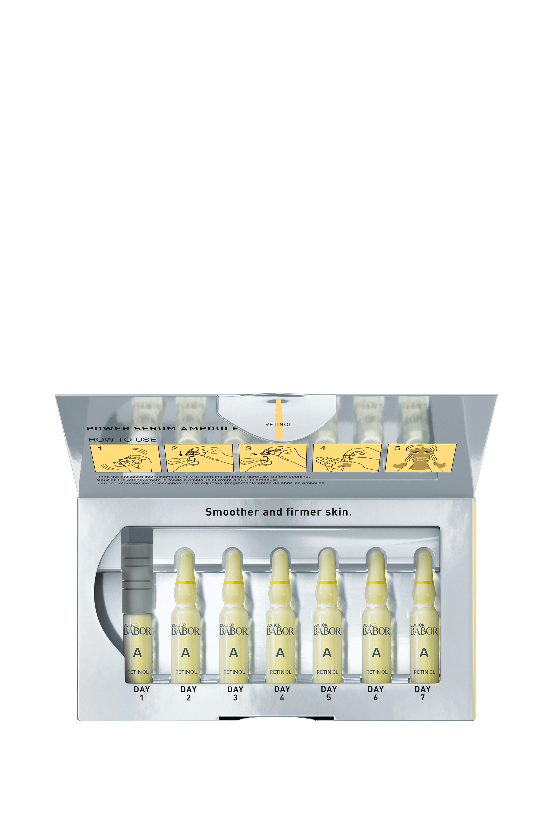 مجموعة أمبولة باور سيروم: ريتينول، 7 قطع