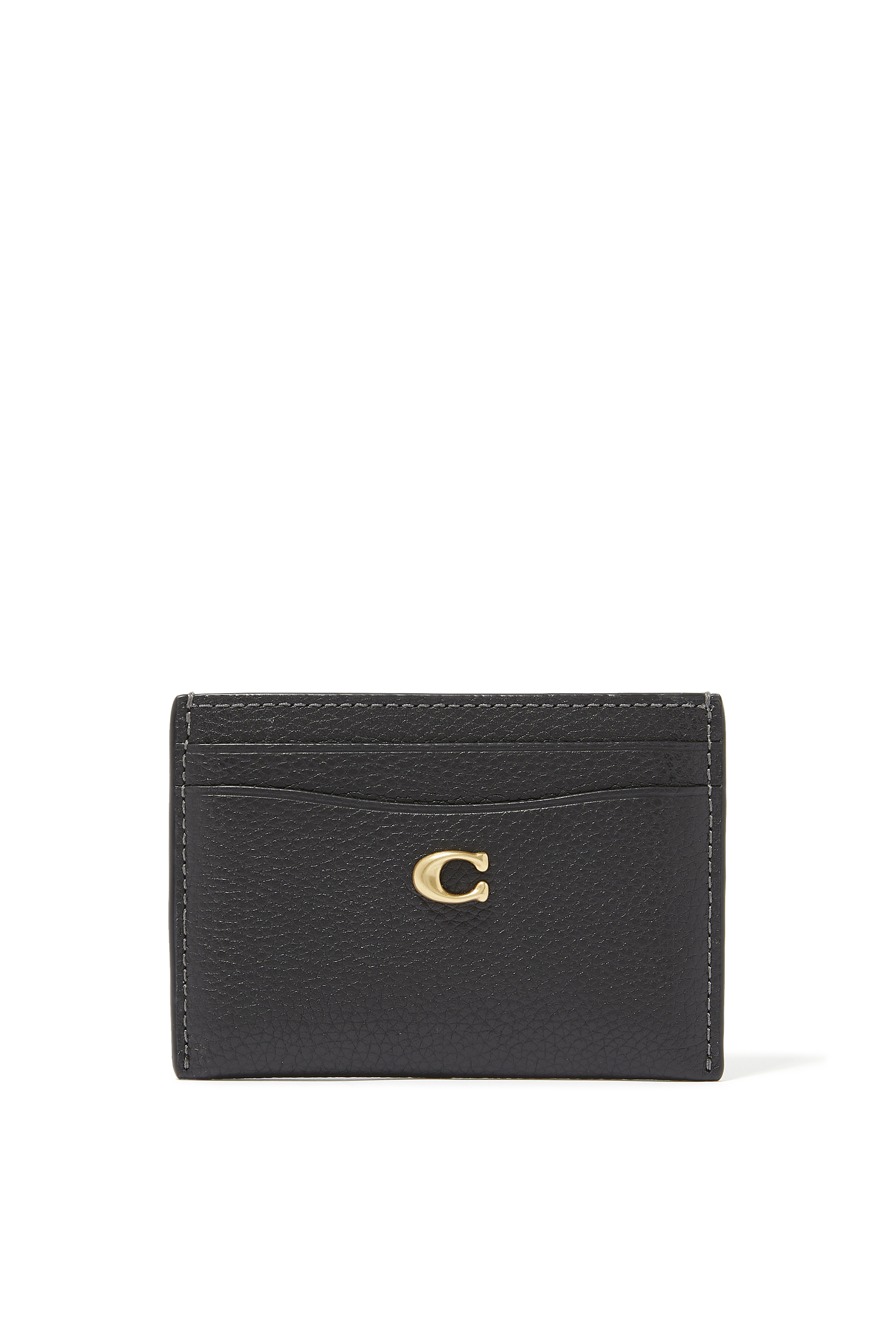 حافظة بطاقات جلد عجل