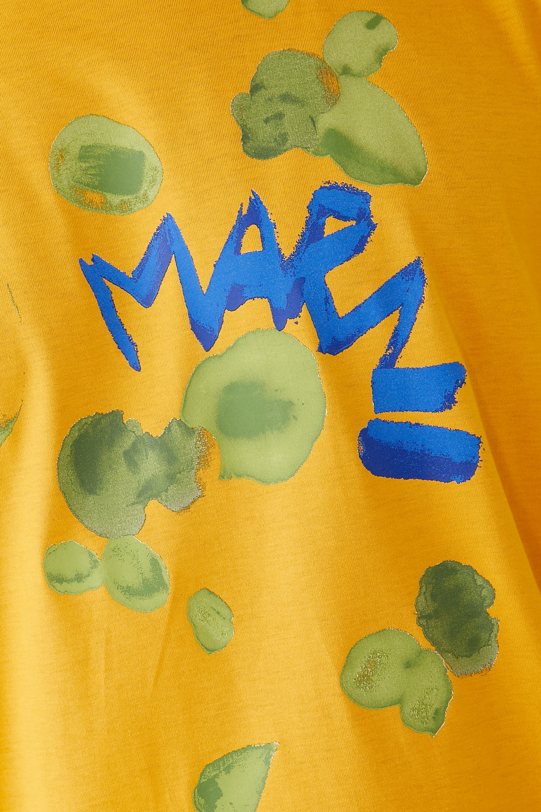 تيشيرت قطن جرسيه عضوي بشعار الماركة