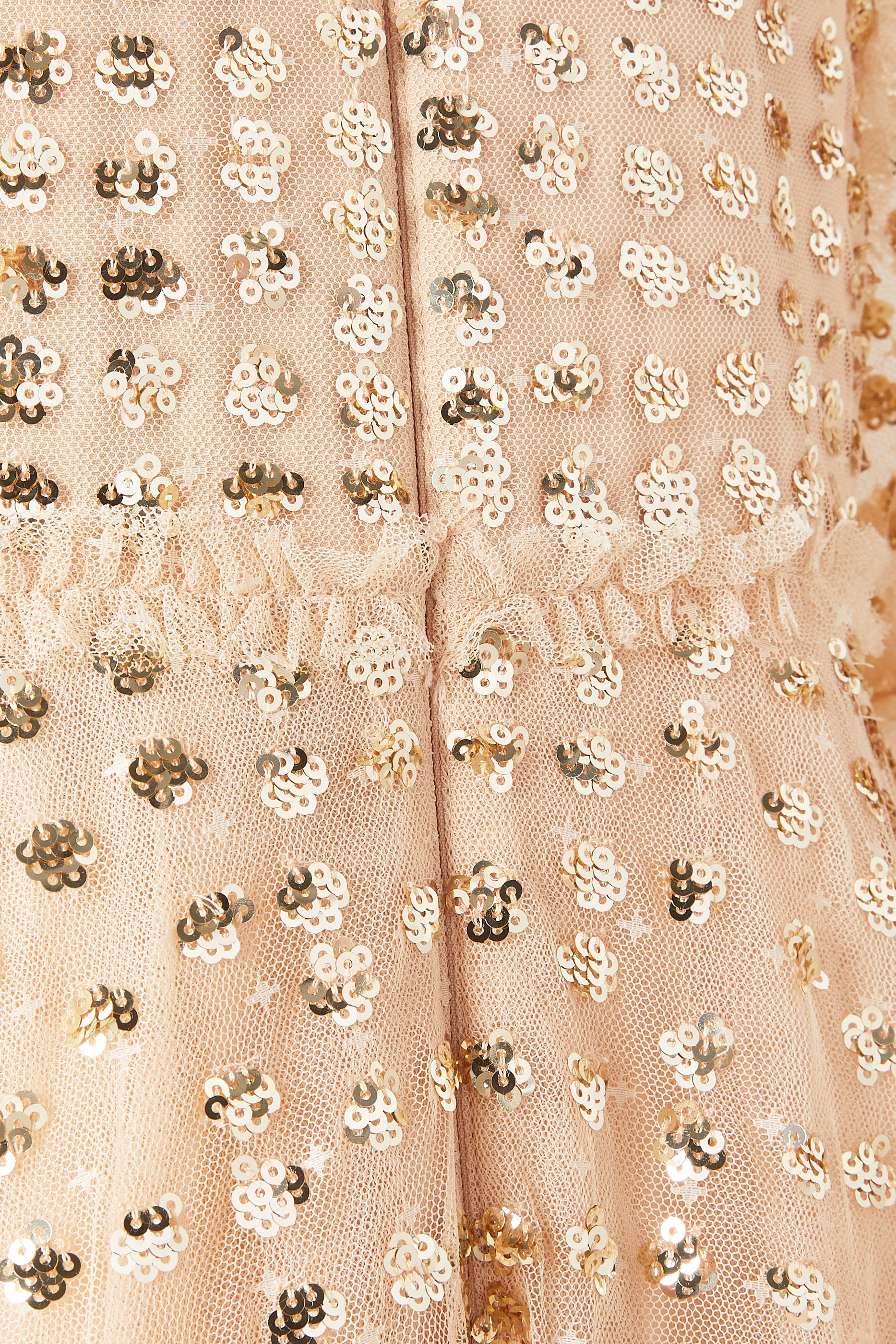 فستان رين دروب مطرز بالترتر للأطفال