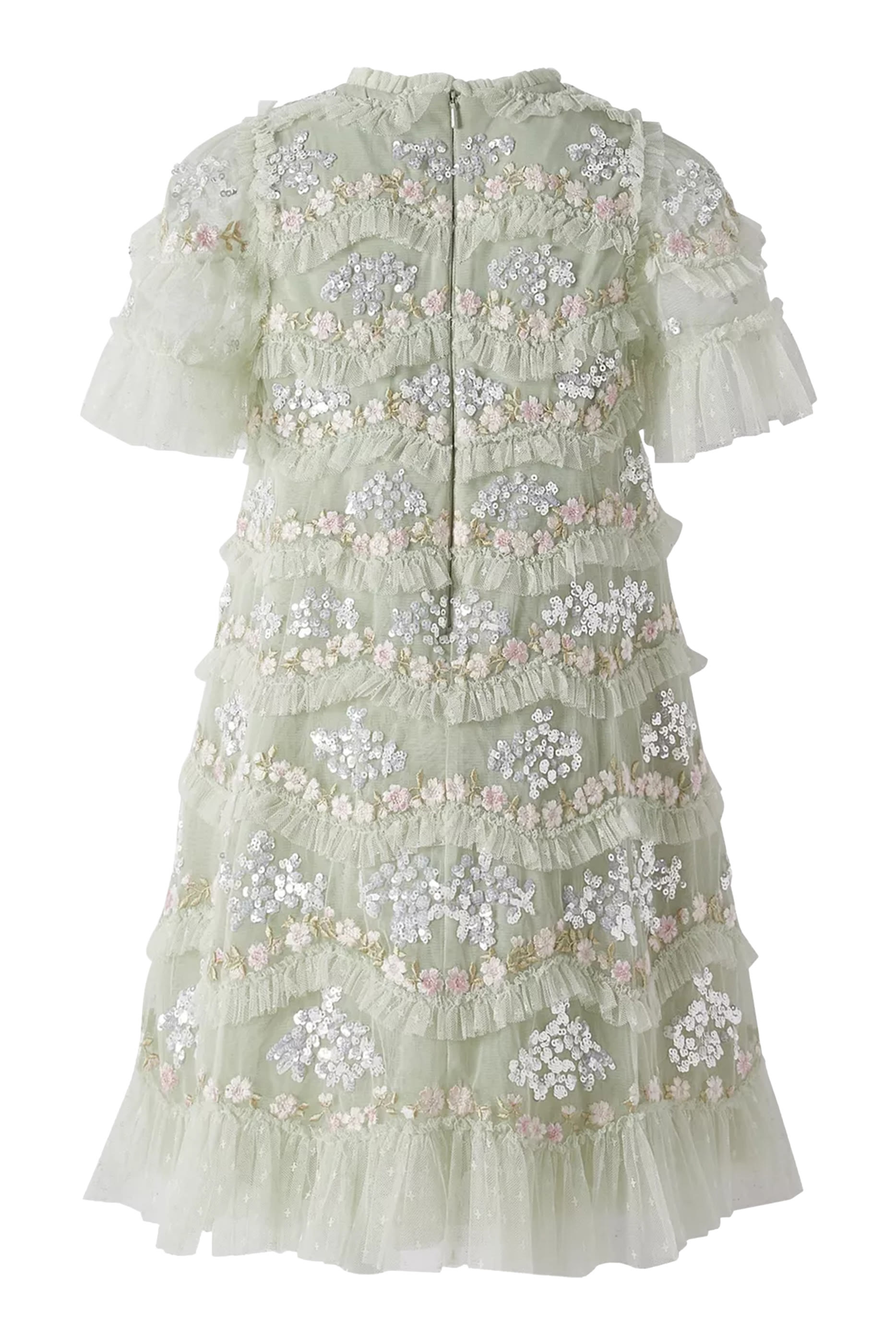 فستان ديزي ويف واسع مطرز للأطفال