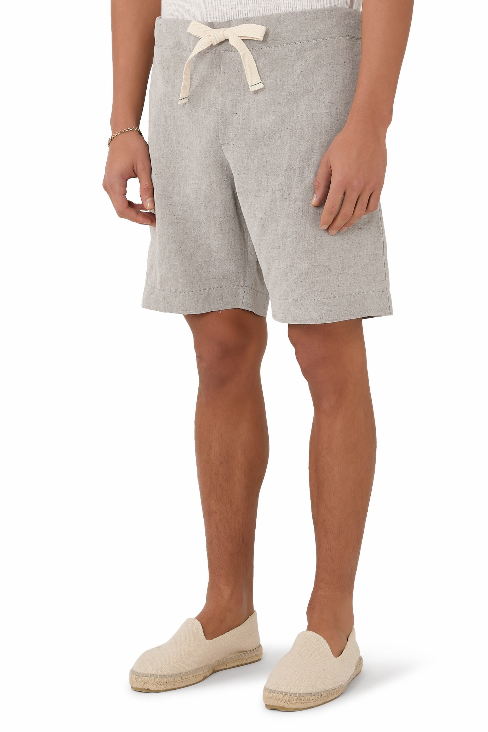 Linen Drawstring Shorts