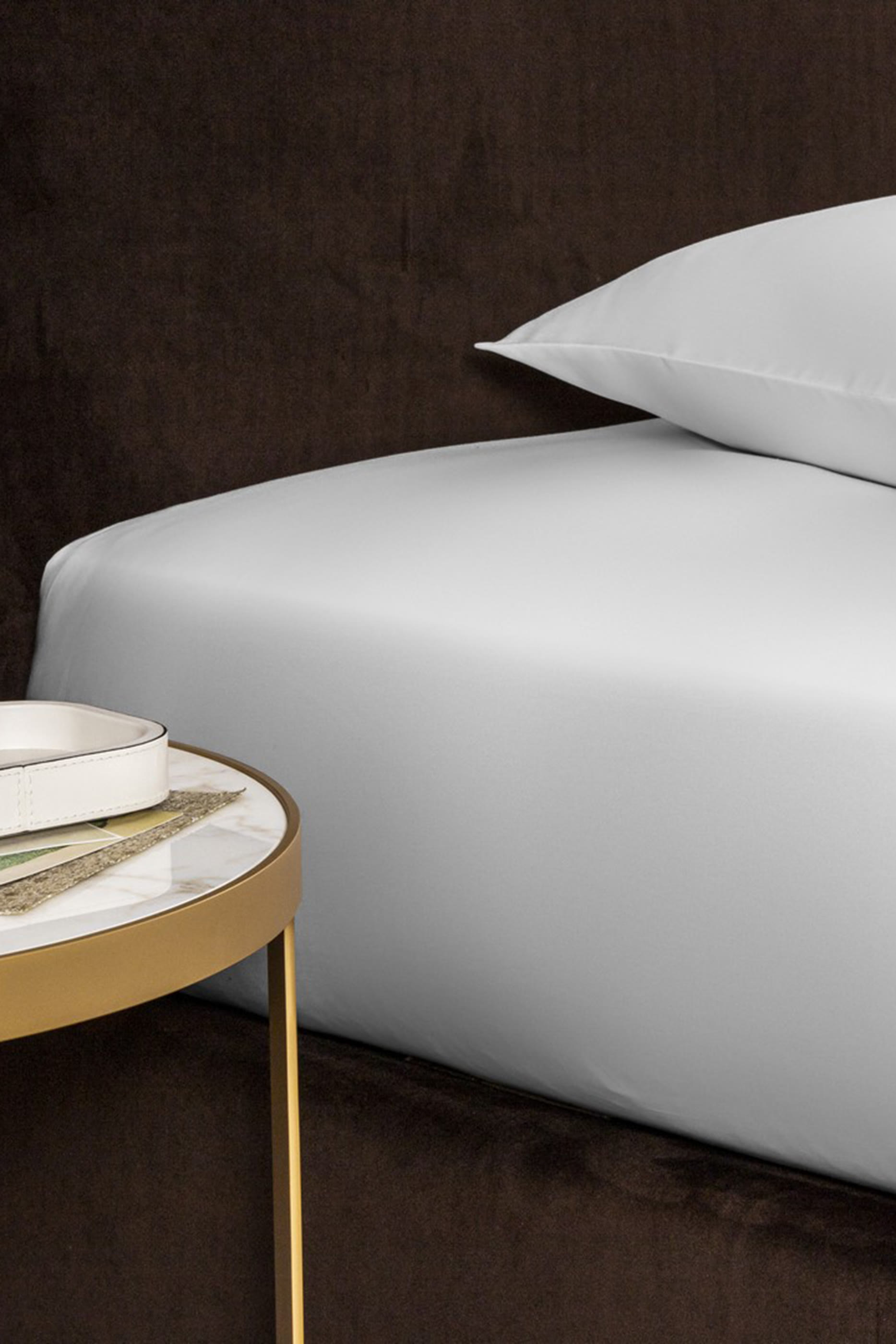 شرشف مسطح كلاسيكي بيانكو قطن