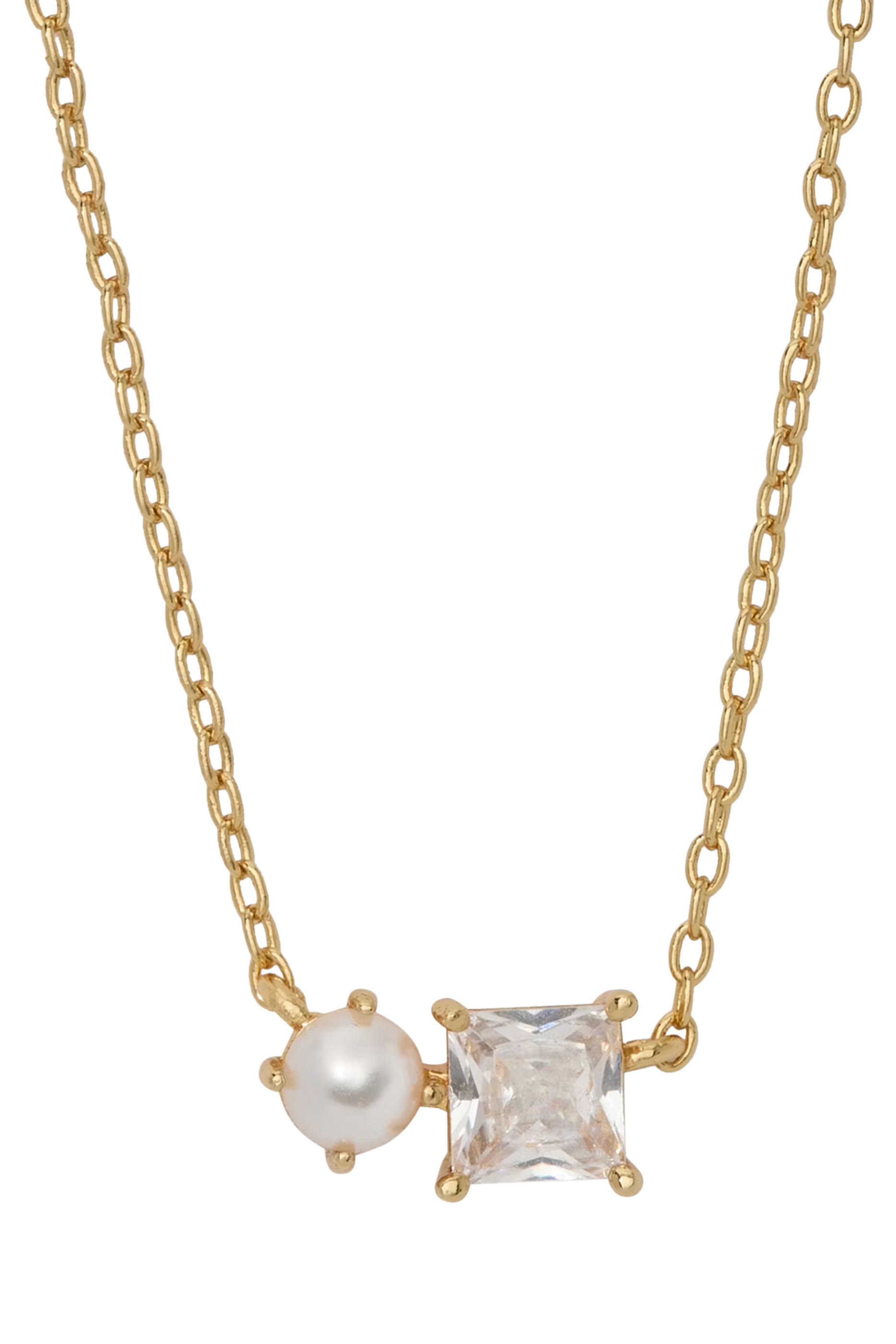 قلادة فيكتوريا مرصعة بلؤلؤ وأحجار زجاجية، معدن مطلي ستانلس ستيل 