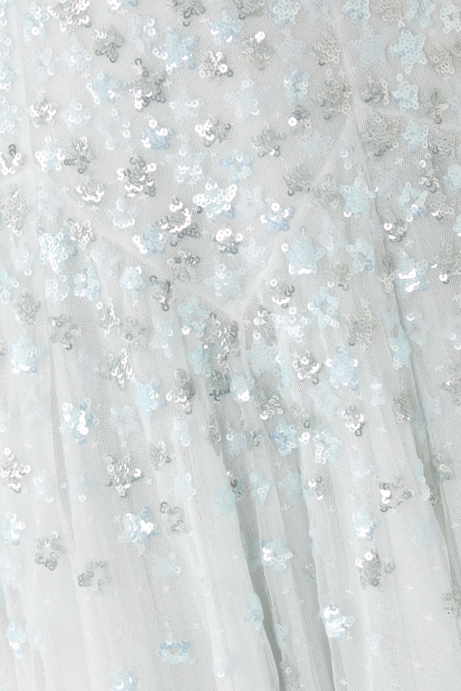 فستان سهرة ستاري نايتز بياقة مستديرة 