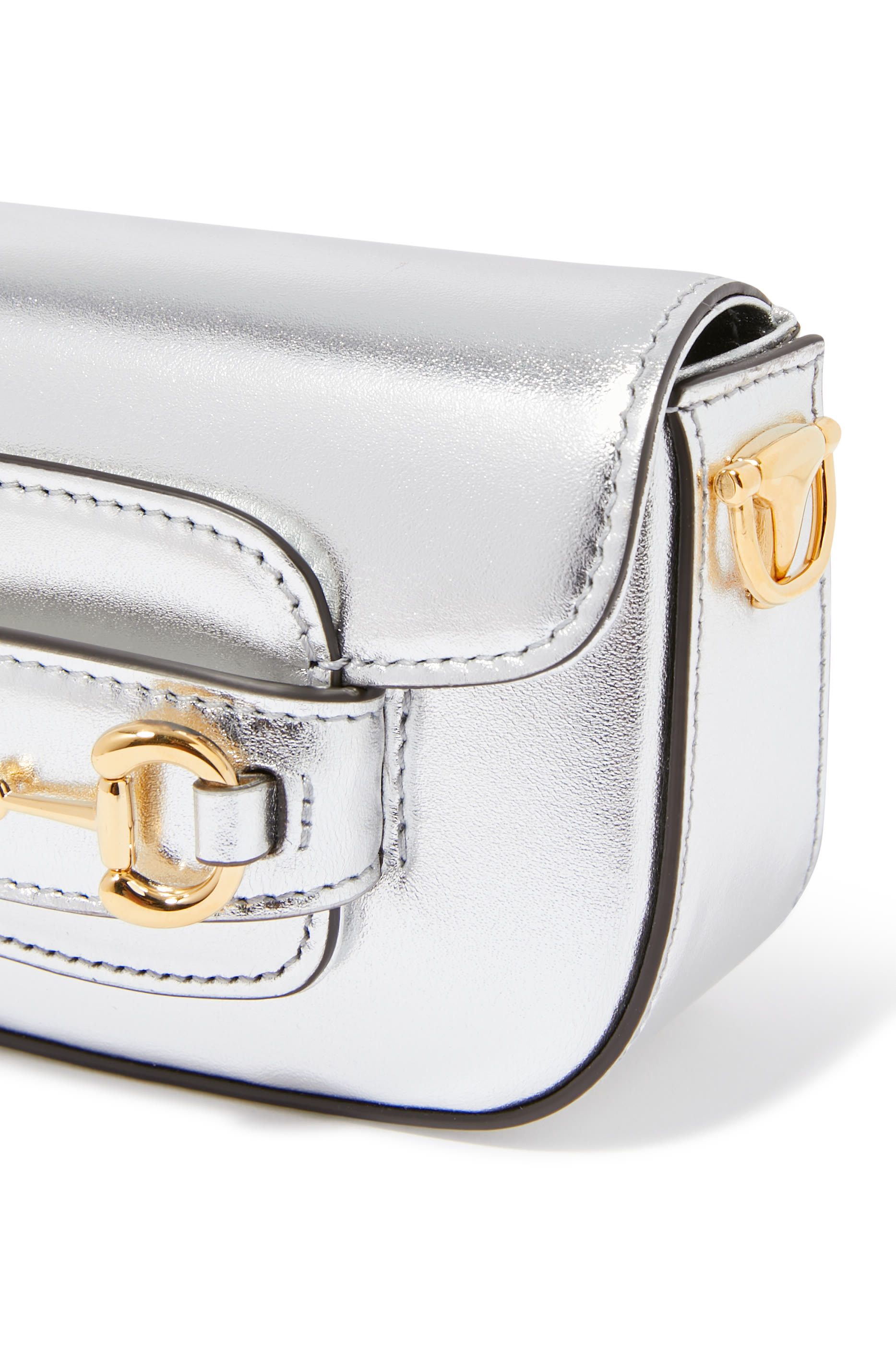 حقيبة 1955 سوبر ميني بحلية لجام الحصان