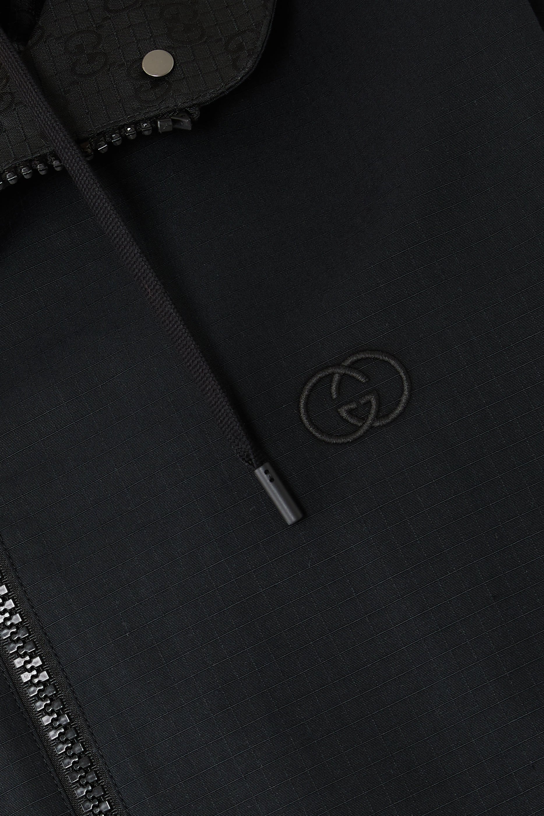 جاكيت ريبستوب بتصميم بوجهين وسحاب قطن