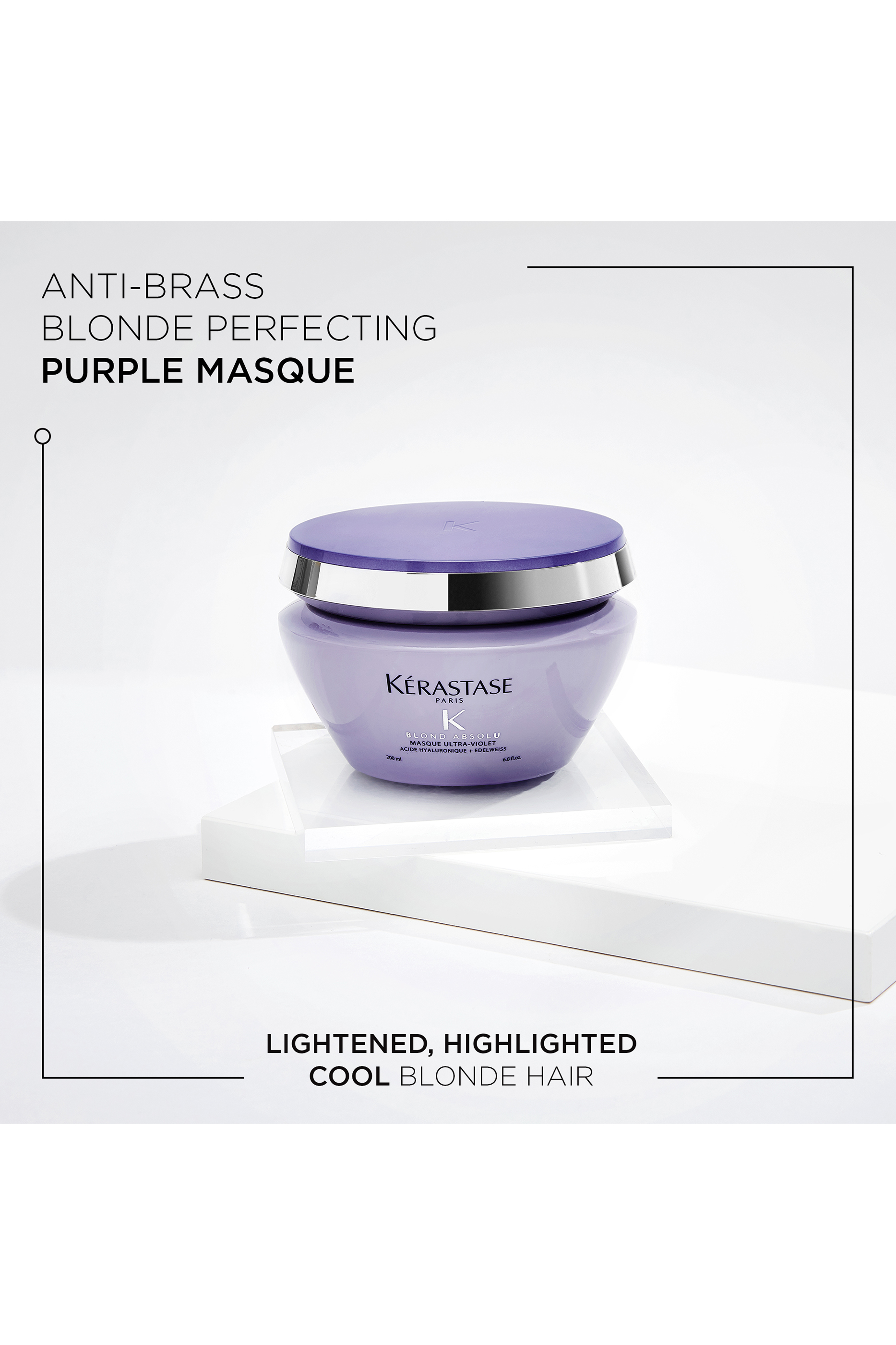 قناع للشعر الأشقر أبسولو ألترا فايوليت