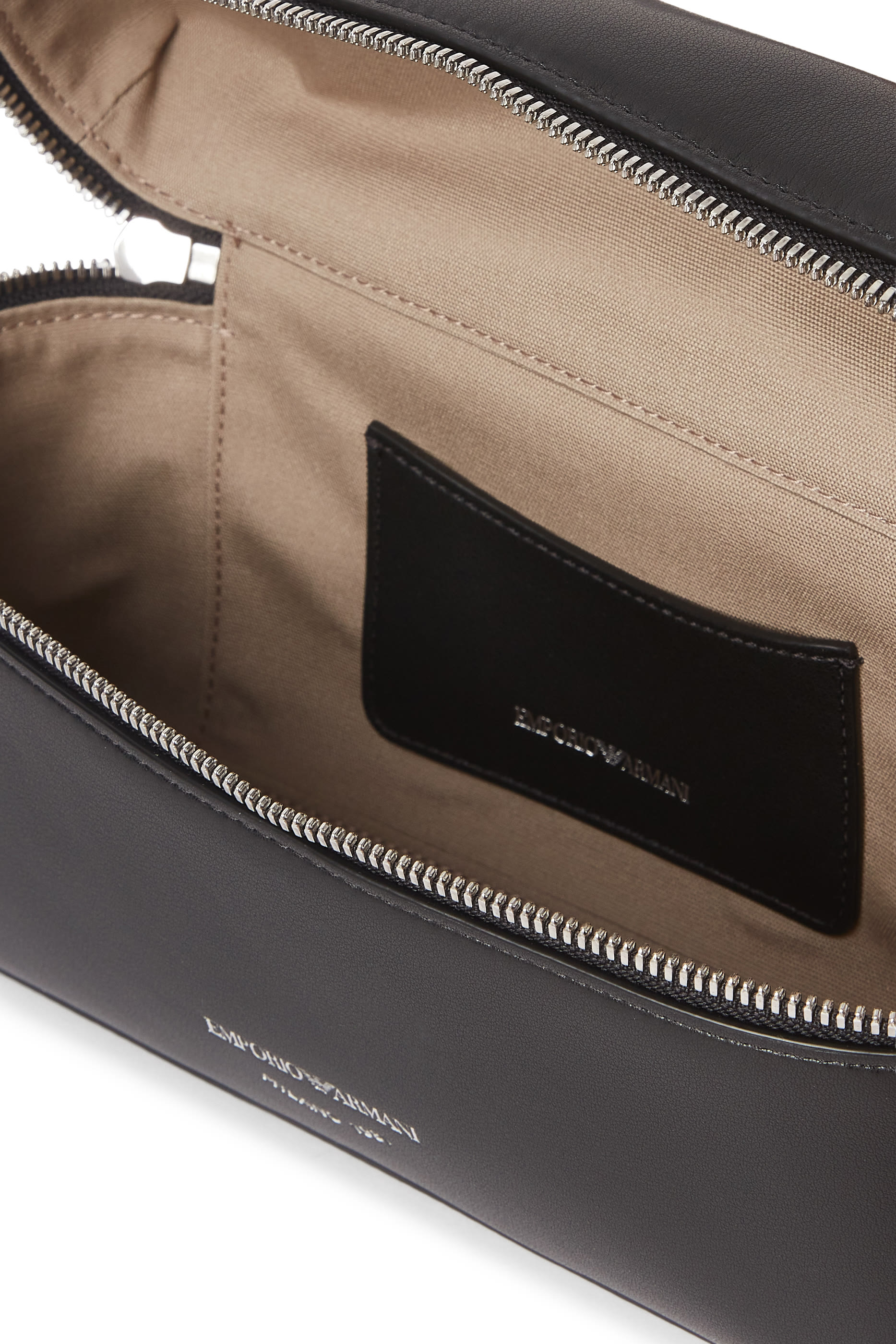 حقيبة مكيا بحمالة كتف جلد نابا