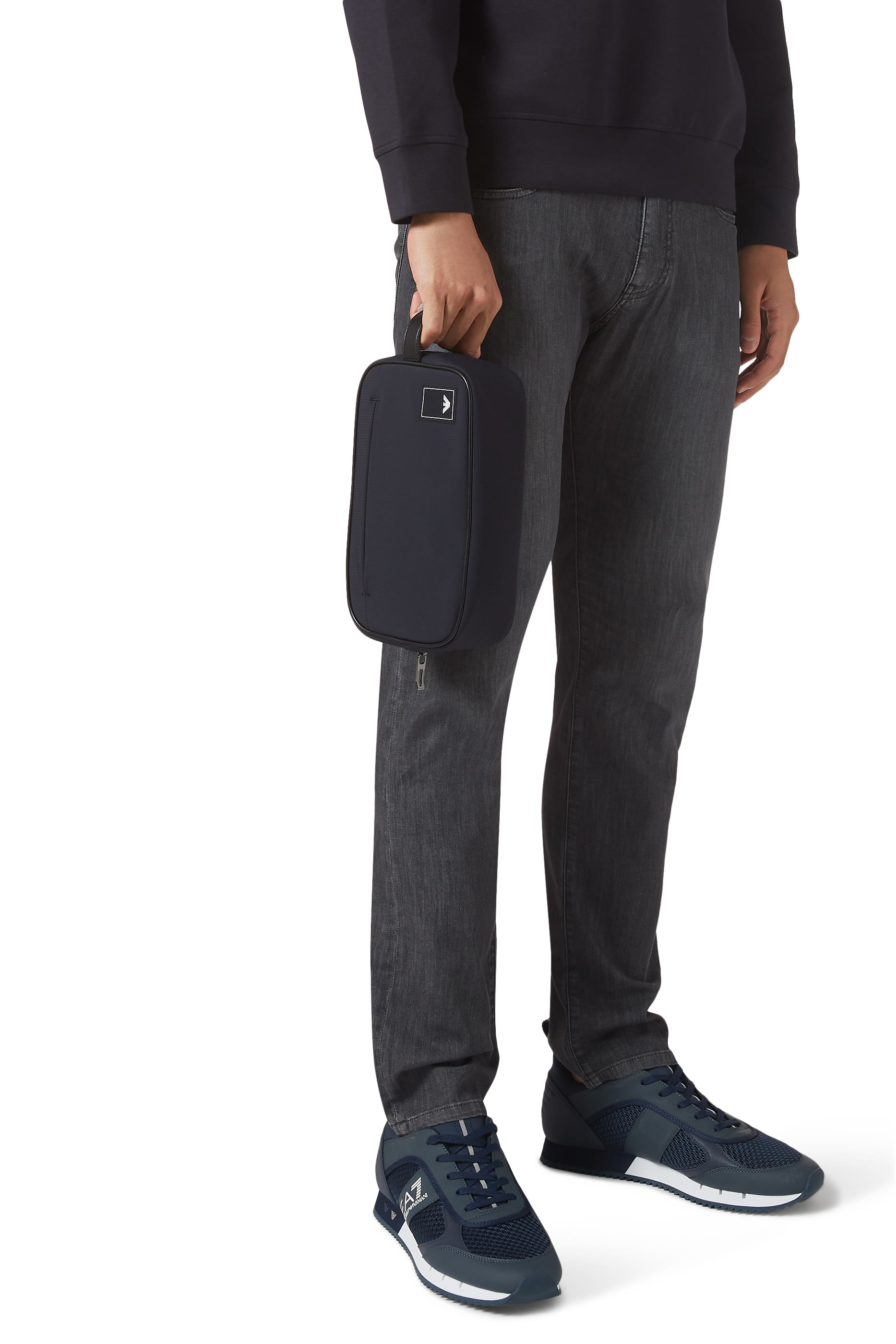 حقيبة خصر بشعار الماركة نايلون