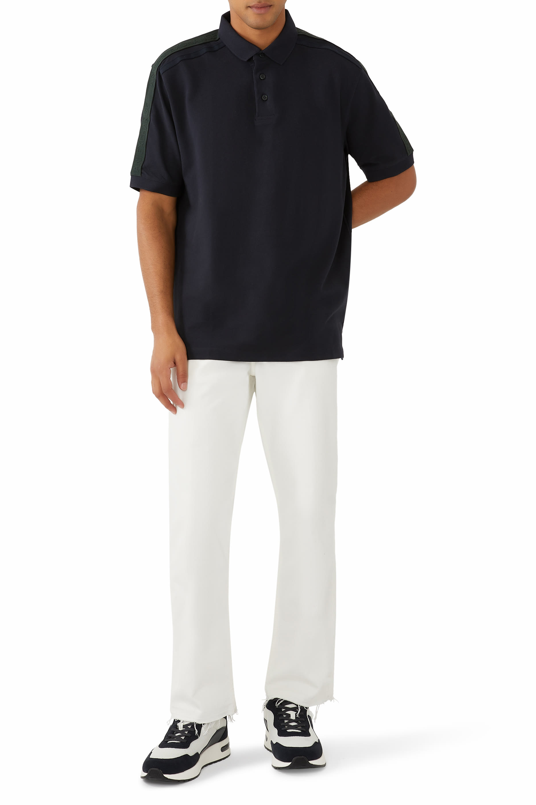 قميص بولو بقصة عادية